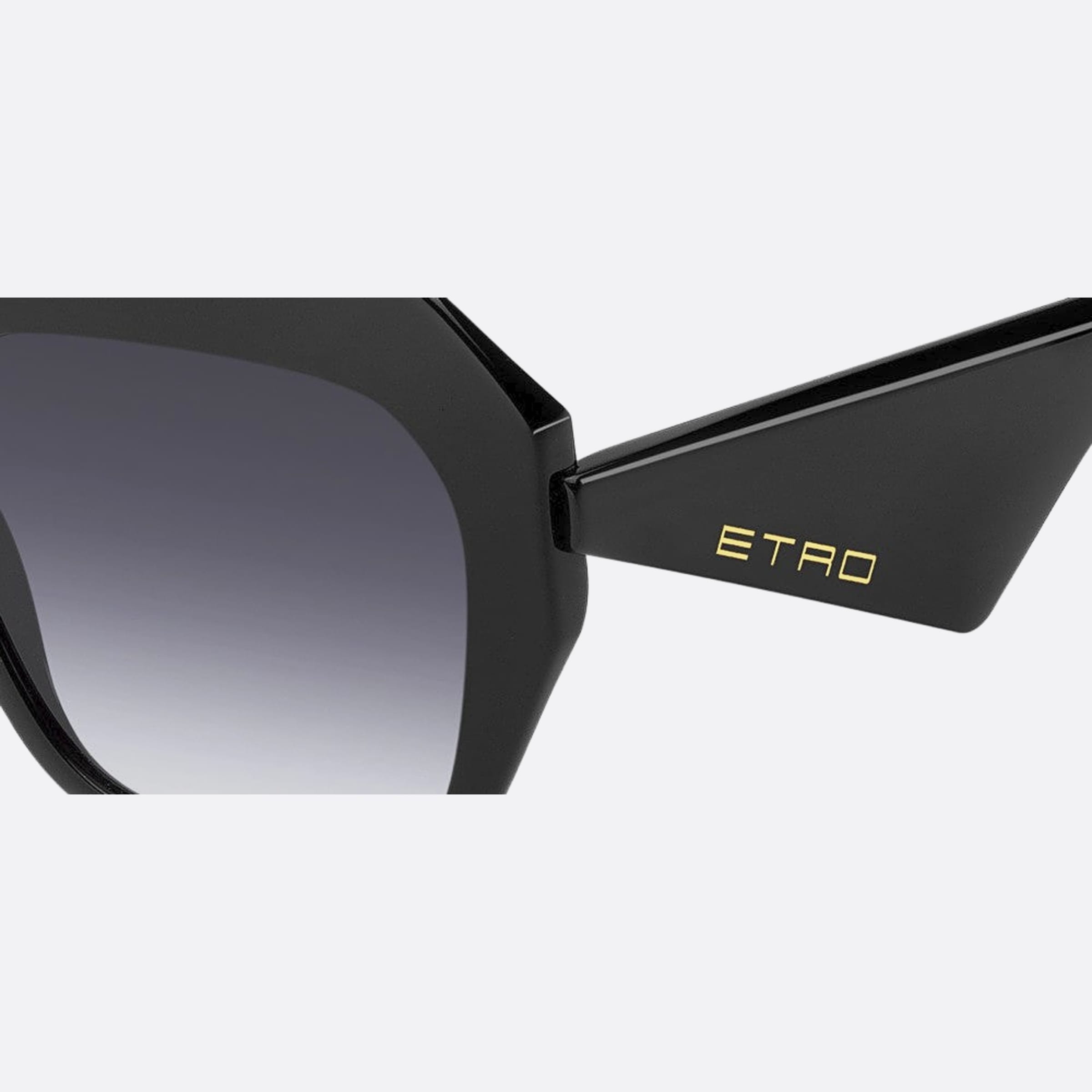 Etro 56mm Etro Black Oversize Women Sunglasses - Detail View