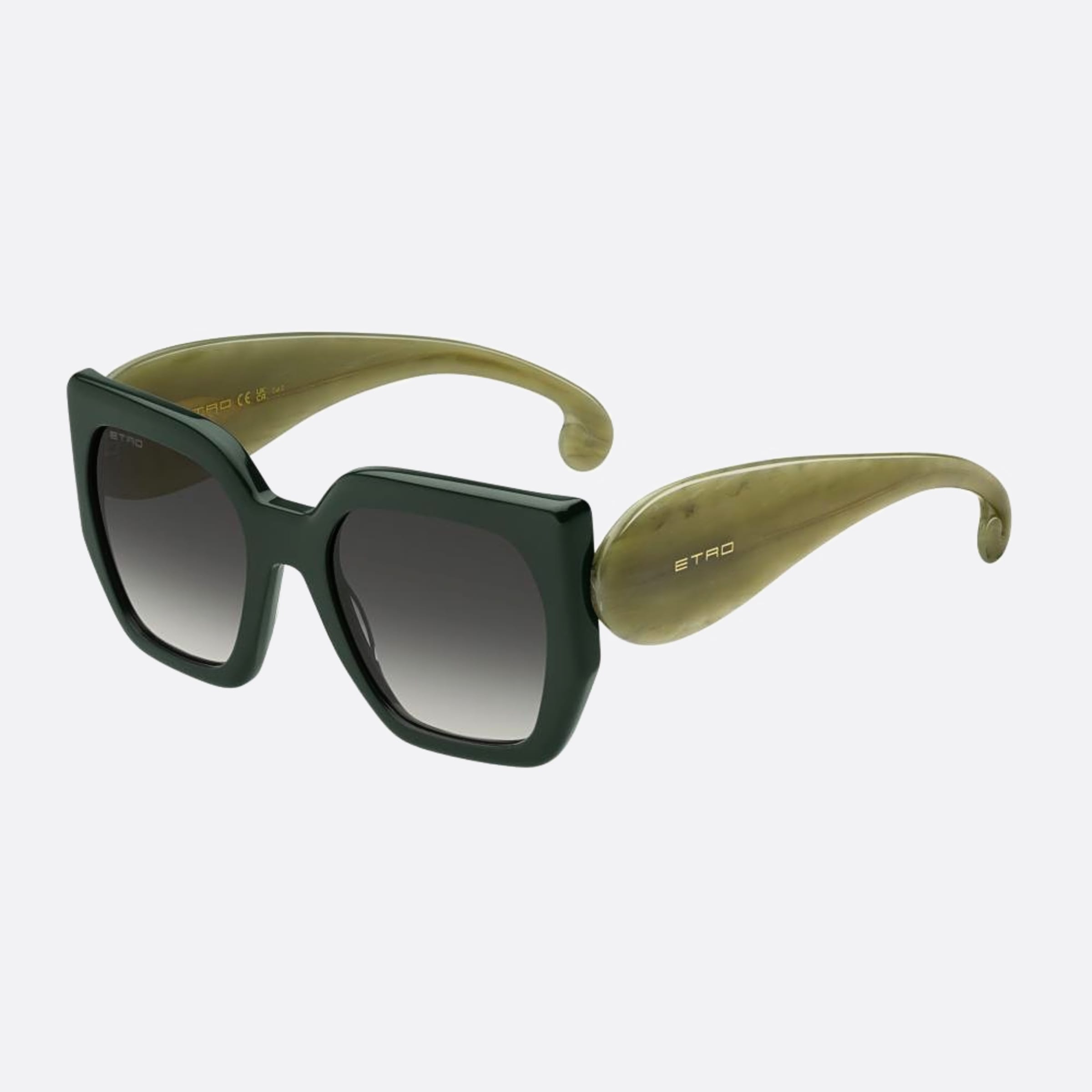 Etro 54mm Etro 1ed Green Butterfly Women Sunglasses - Side View