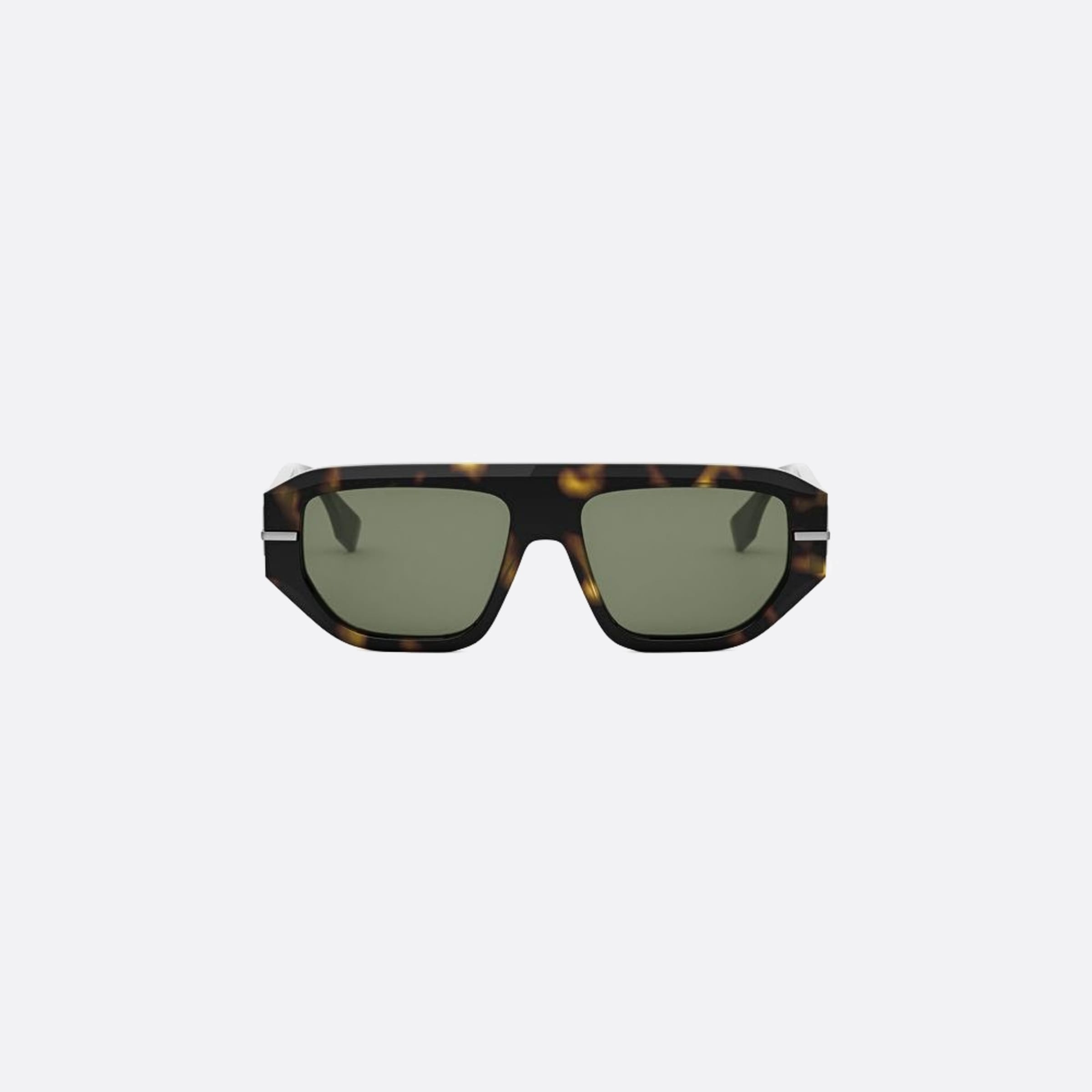 Fendi 54mm 52n Havana Squared Men Sunglasses - Main View