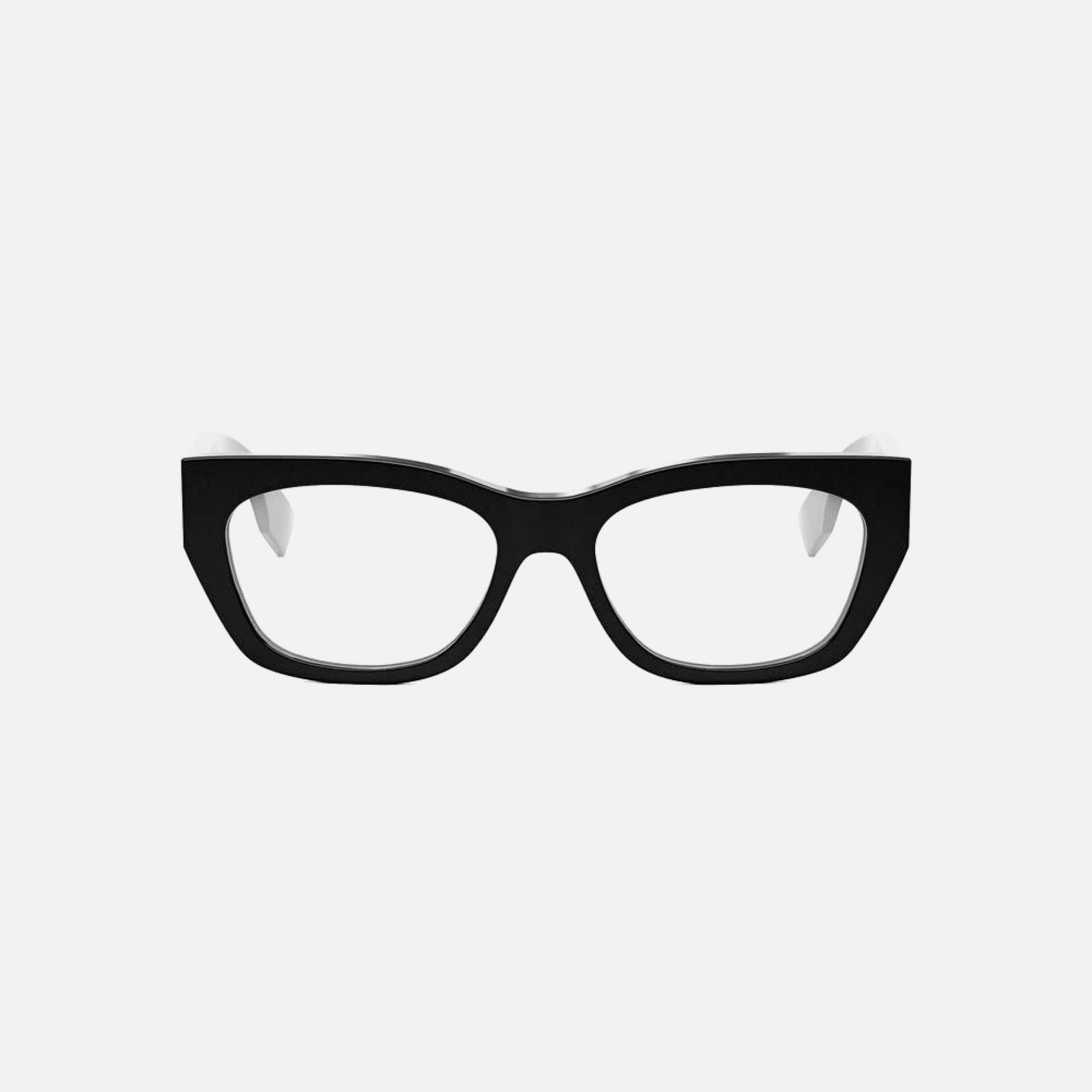 Fendi 53mm Baguette Black Rectangle Women Eyeglasses - Main View