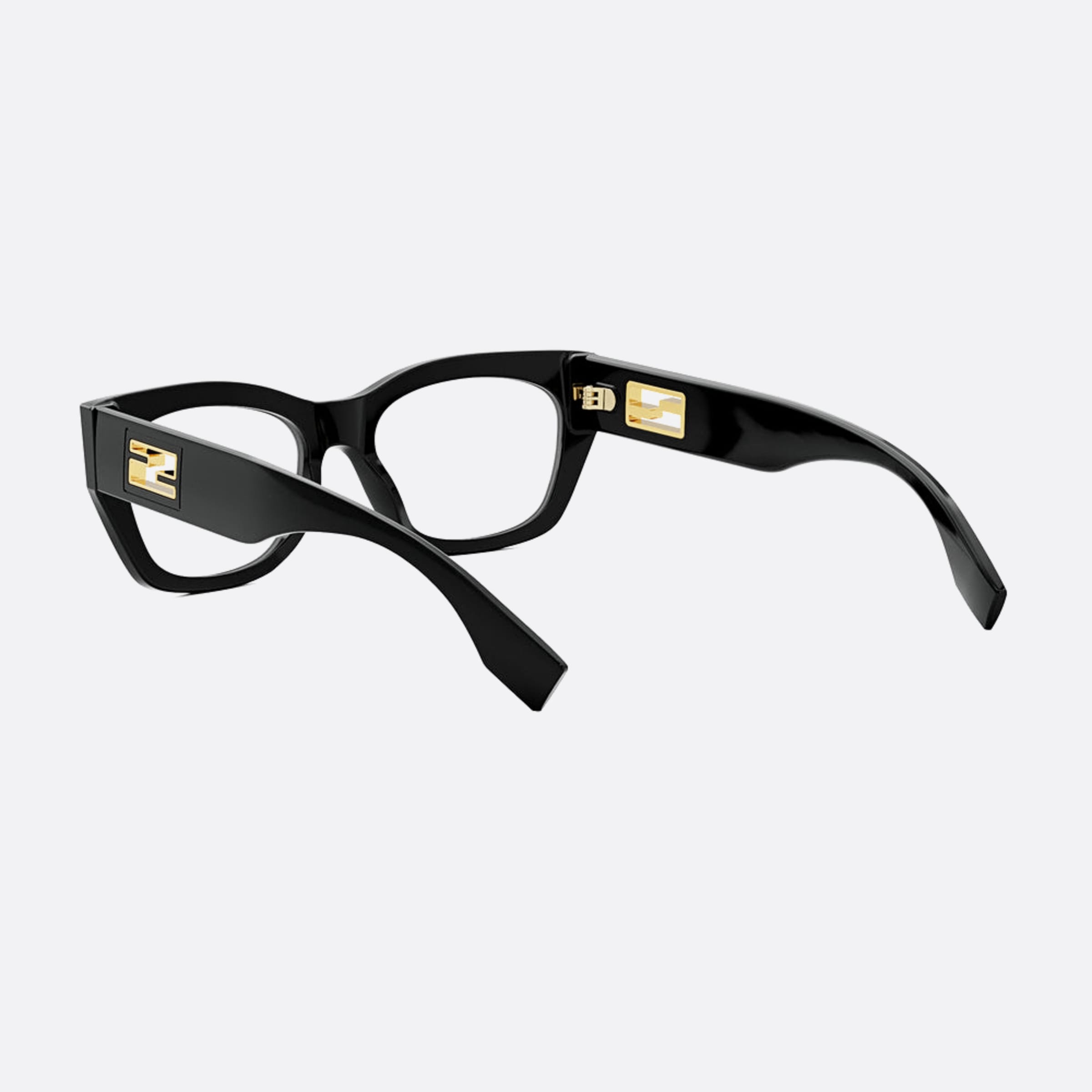 Fendi 53mm Baguette Black Rectangle Women Eyeglasses - Lifestyle Shot