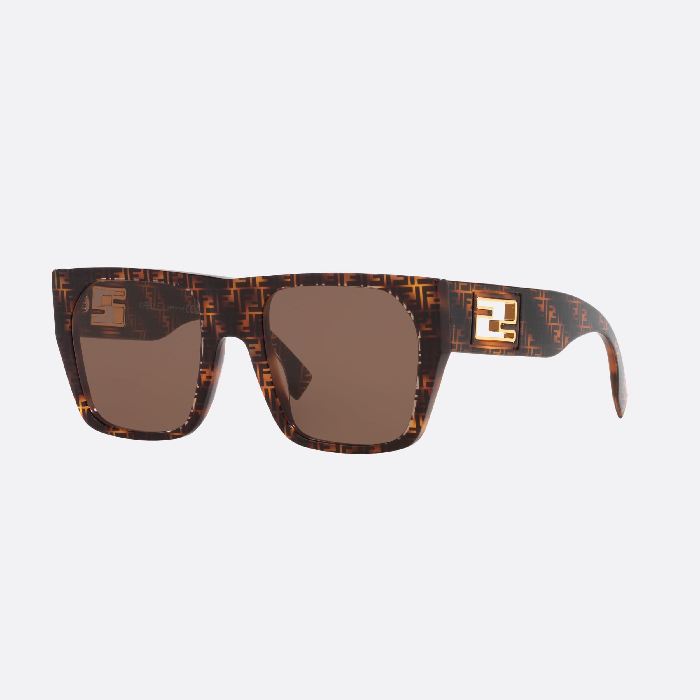 Fendi 54mm Baguette Fe40124i 55e Tortoise Square Women Sunglasses - Main View