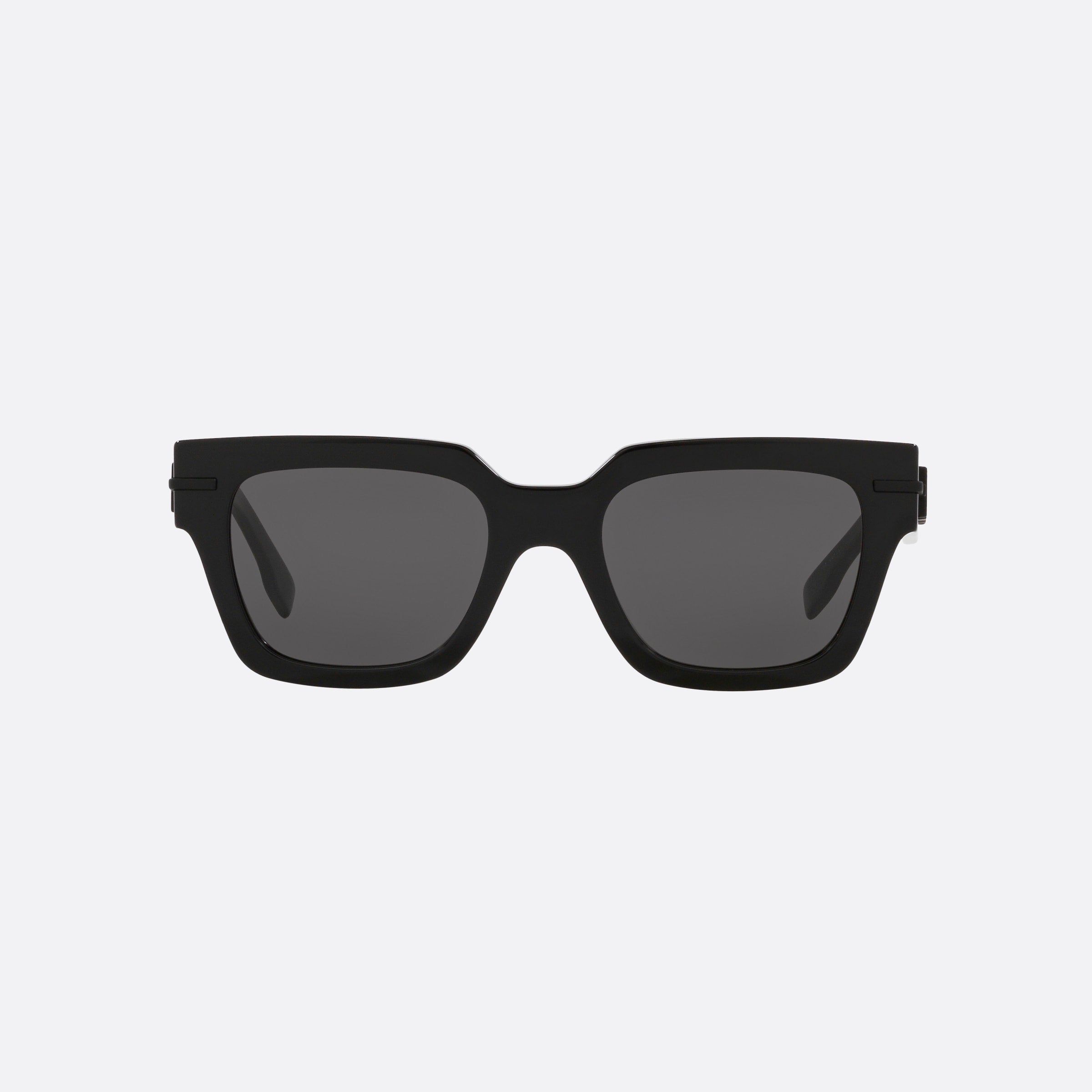 Fendi 51mm Fe40078i 01a Black Irregular Men Sunglasses - Side View
