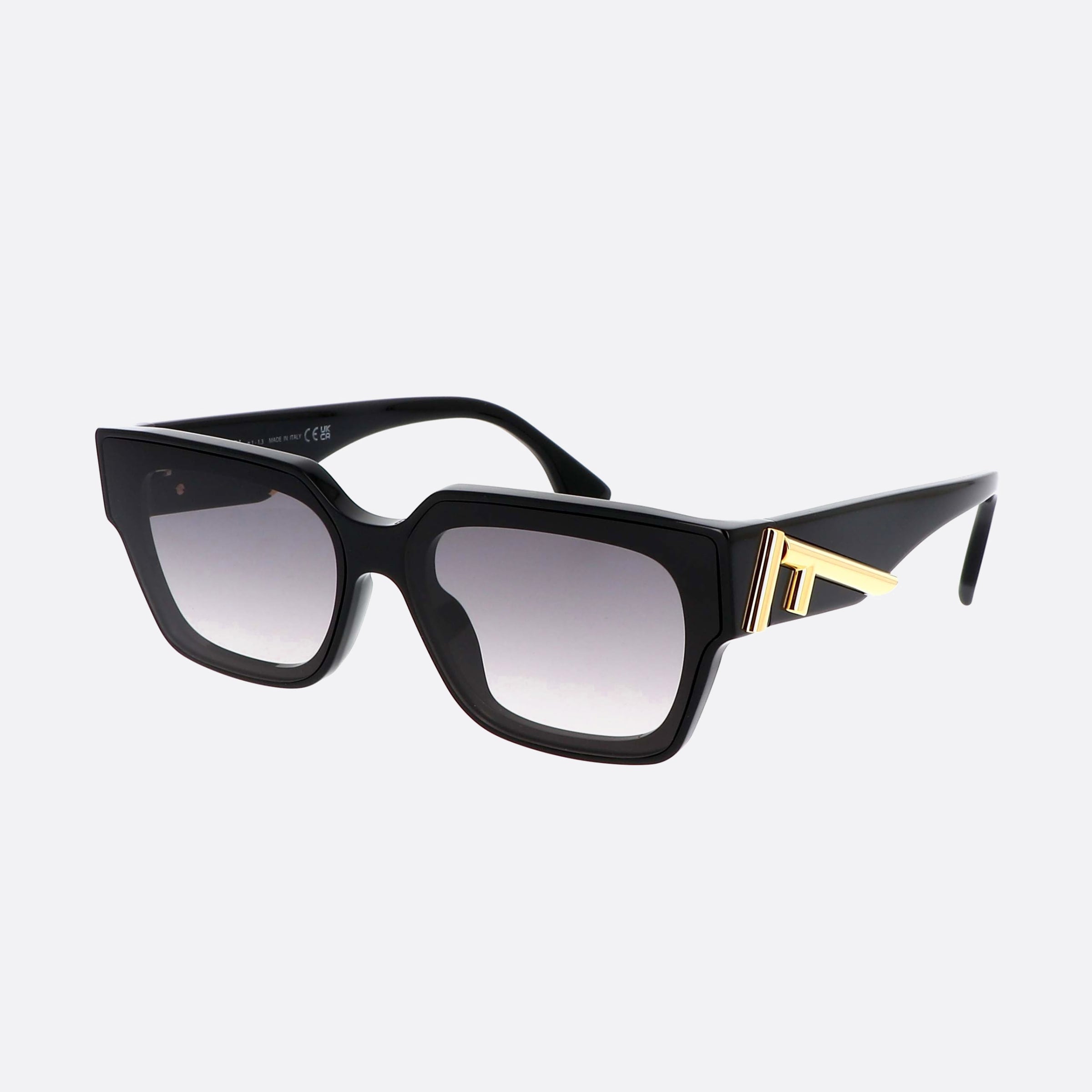 Fendi 63mm Fe40099i 01b Black Unisex Sunglasses - Main View