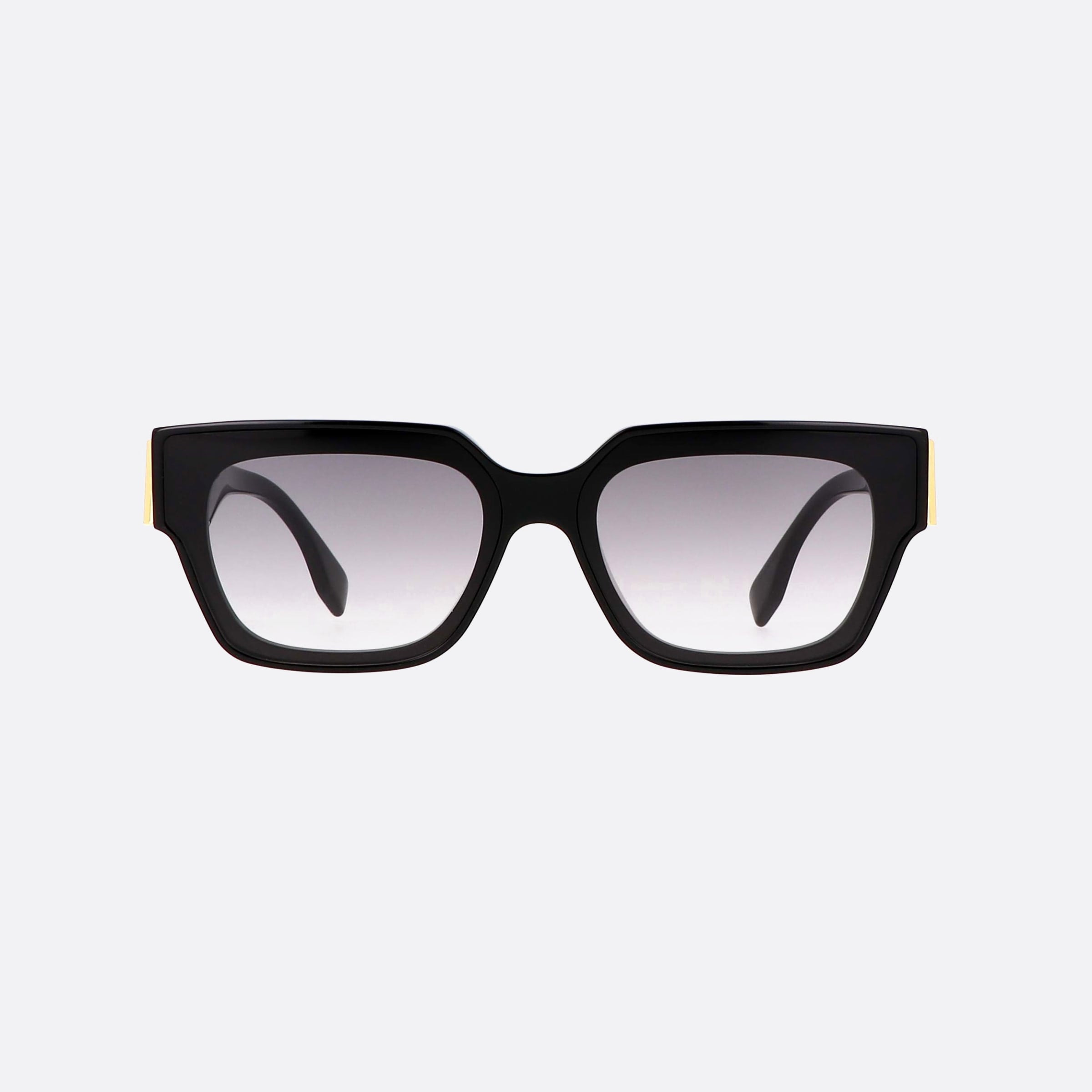 Fendi 63mm Fe40099i 01b Black Unisex Sunglasses - Side View