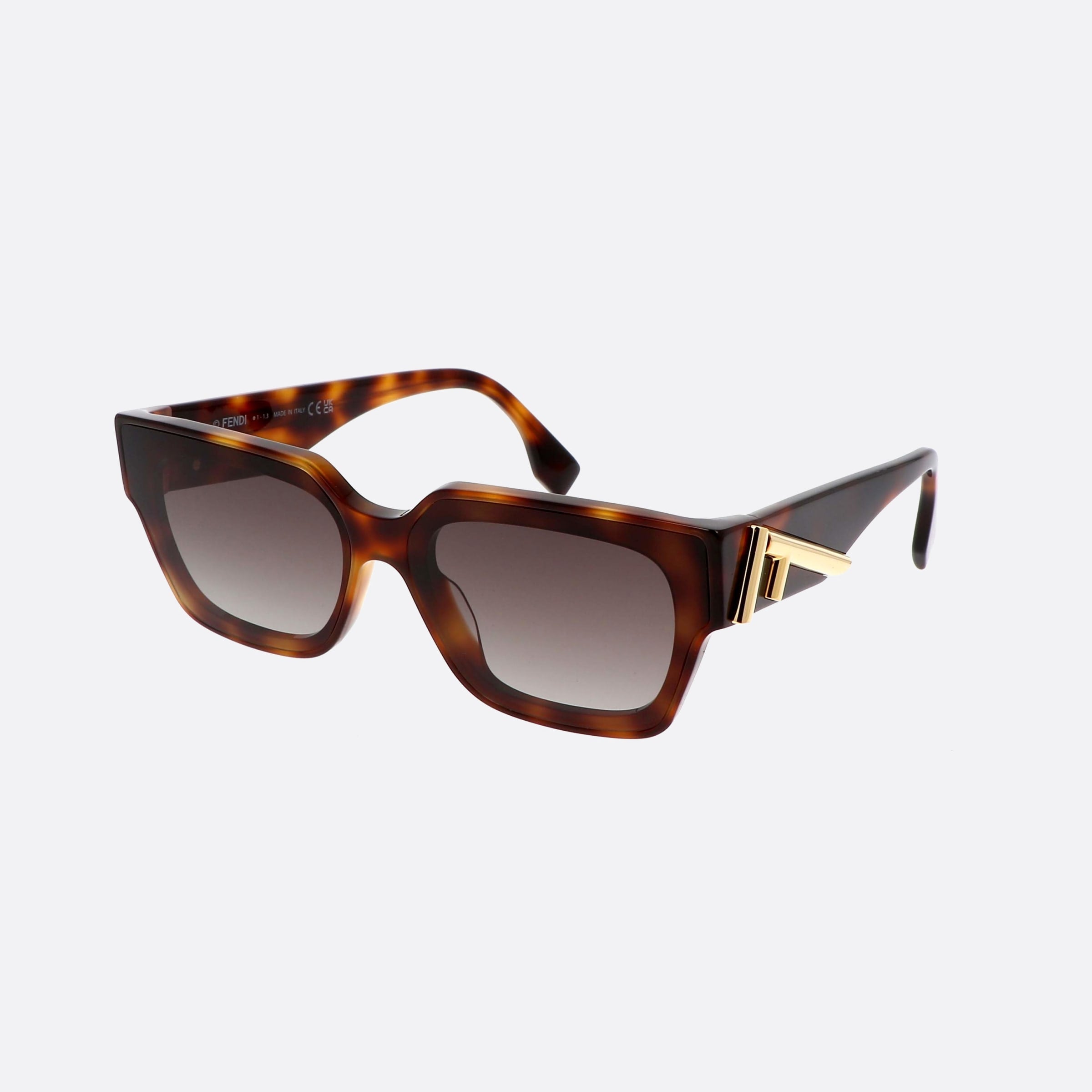 Fendi 63mm Fe40099i 53b Tortoise Unisex Sunglasses - Main View