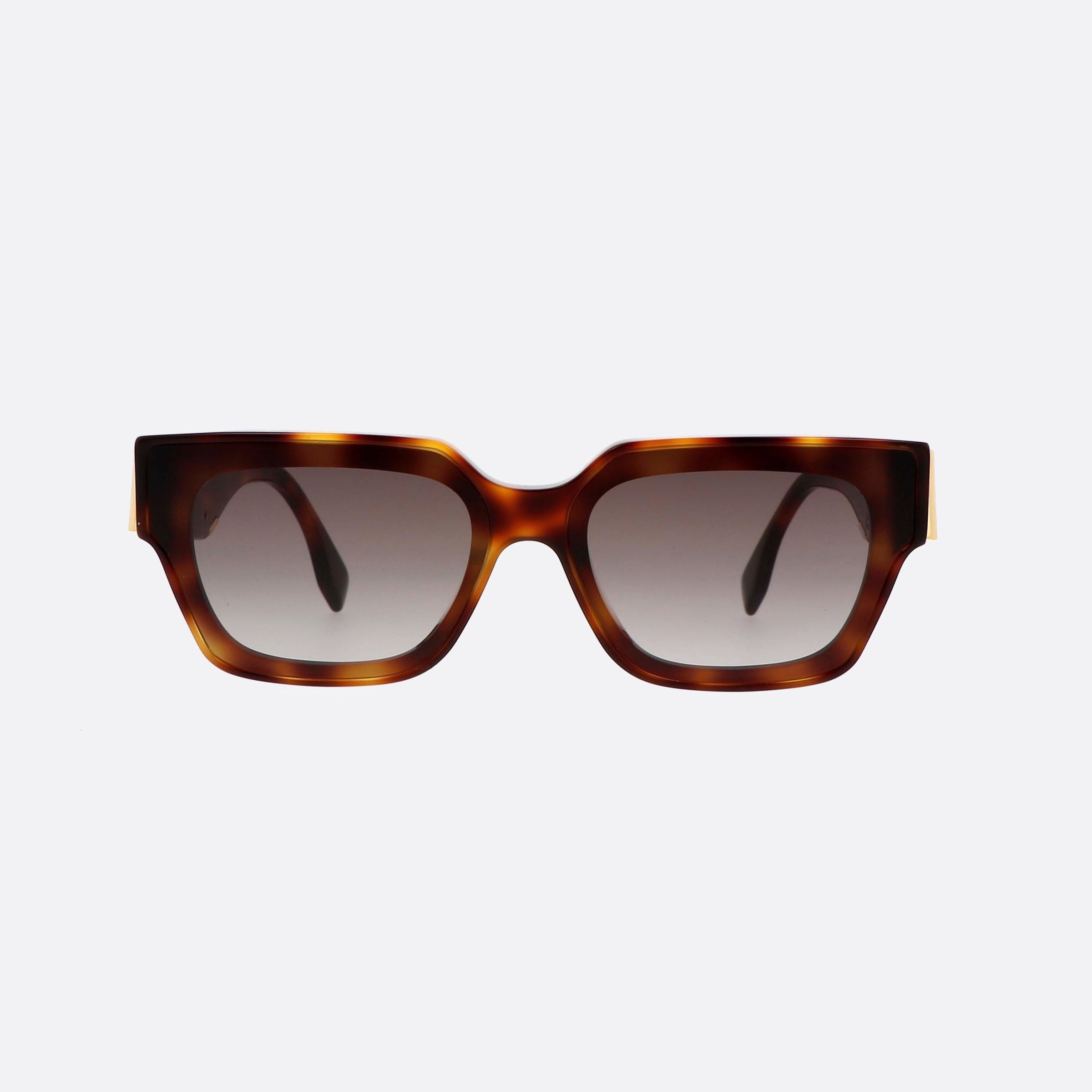 Fendi 63mm Fe40099i 53b Tortoise Unisex Sunglasses - Side View