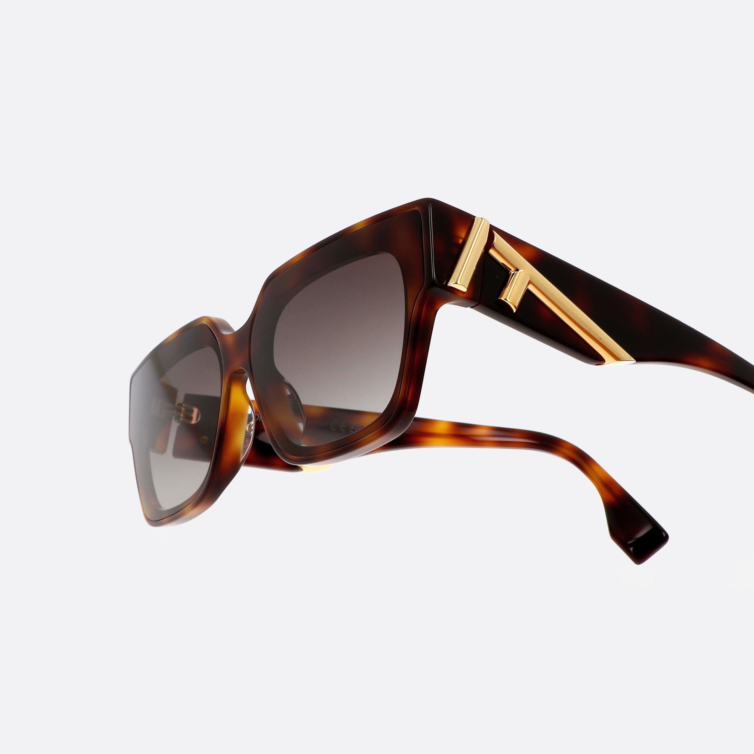 Fendi 63mm Fe40099i 53b Tortoise Unisex Sunglasses - Lifestyle Shot