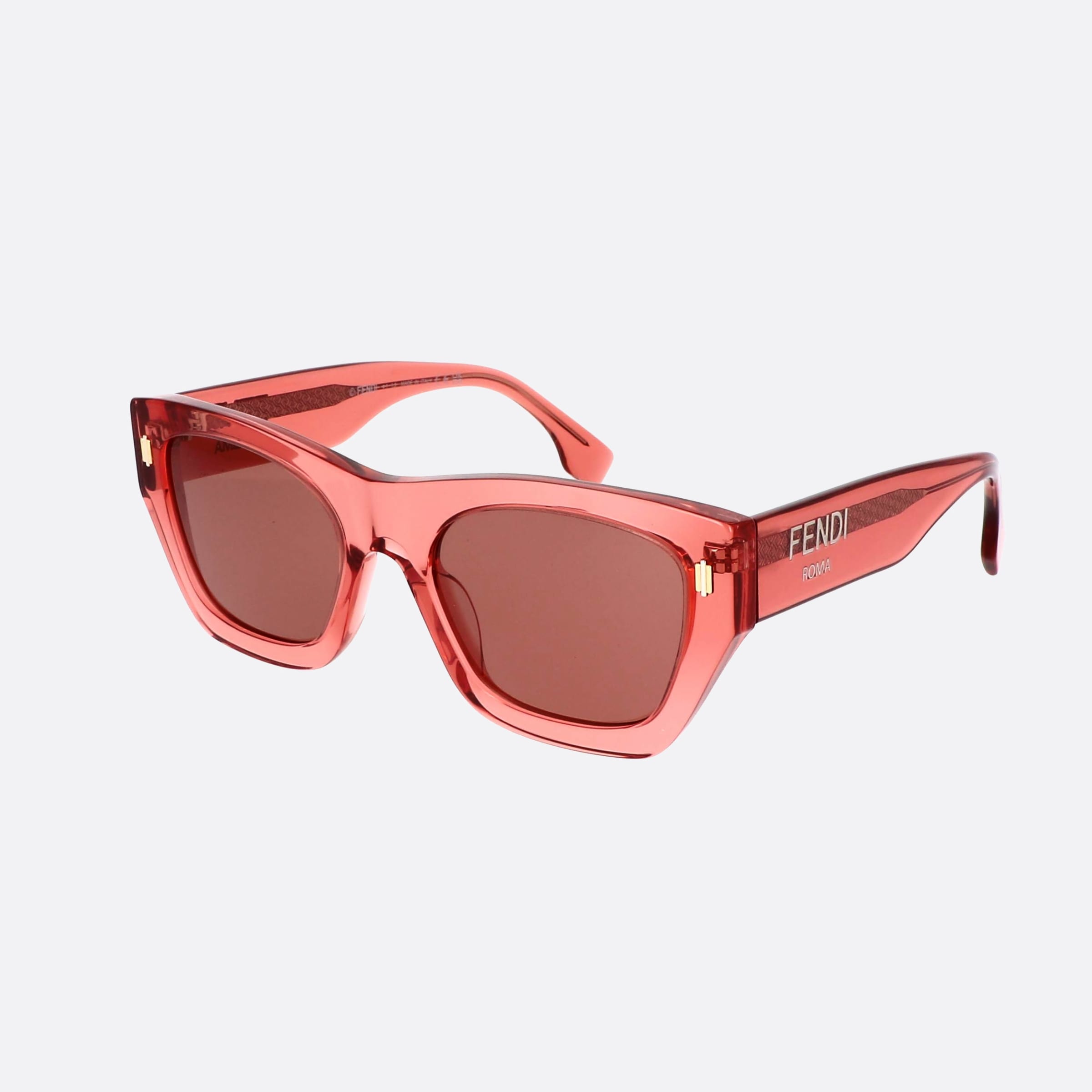 Fendi 53mm Fe40100i 72s Pink Unisex Sunglasses - Main View