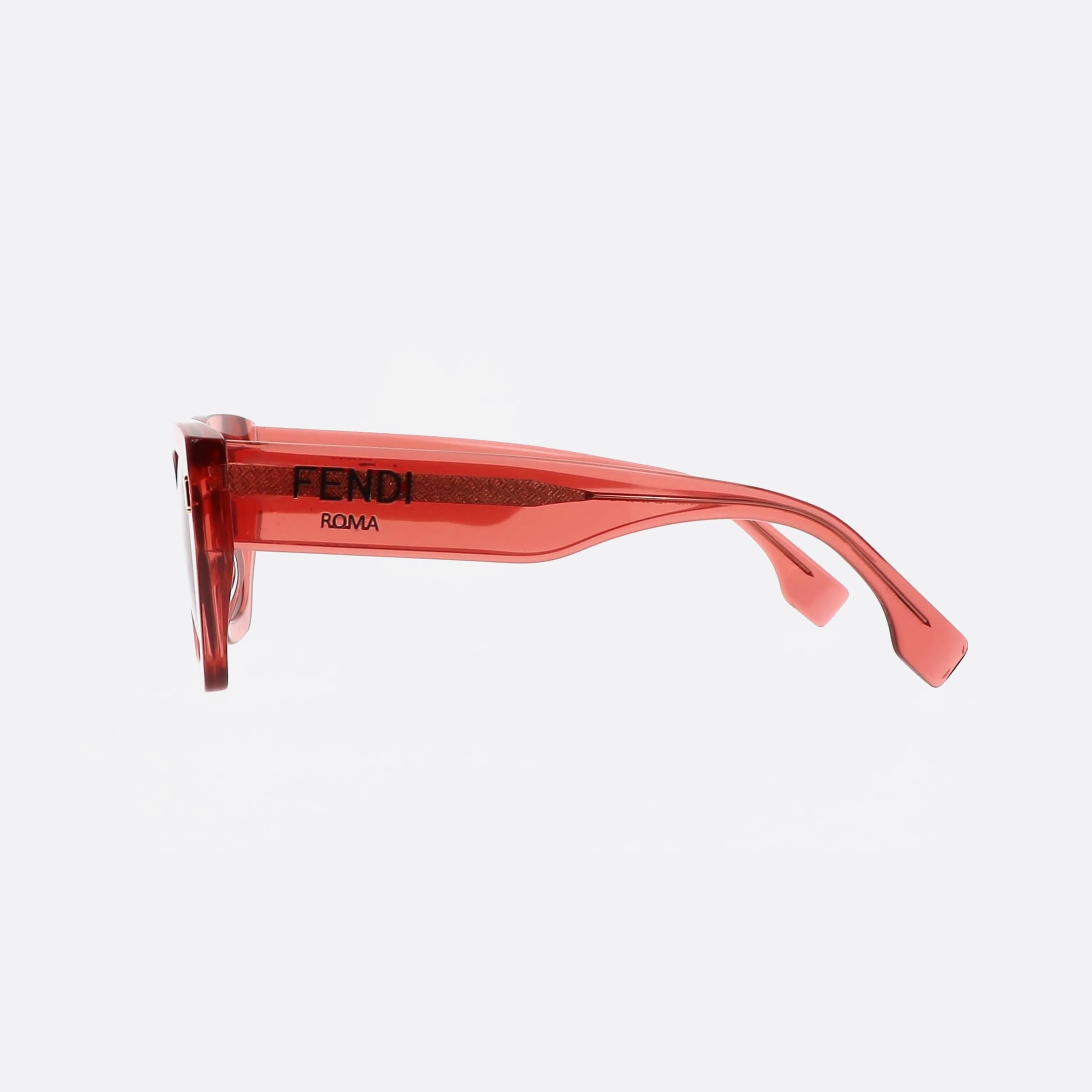 Fendi 53mm Fe40100i 72s Pink Unisex Sunglasses - Detail View