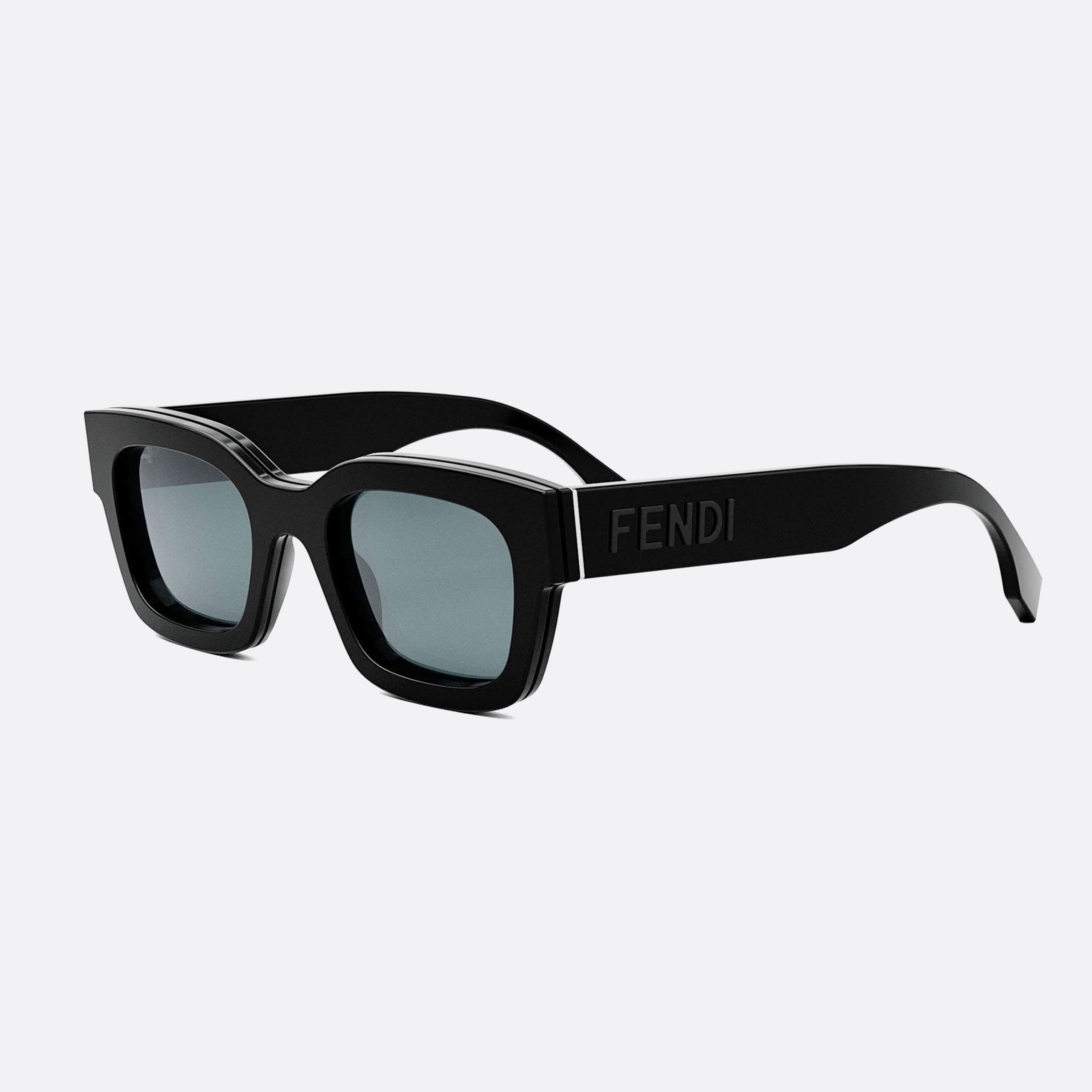 Fendi 50mm Fe40119i 01v Black Unisex Sunglasses - Main View