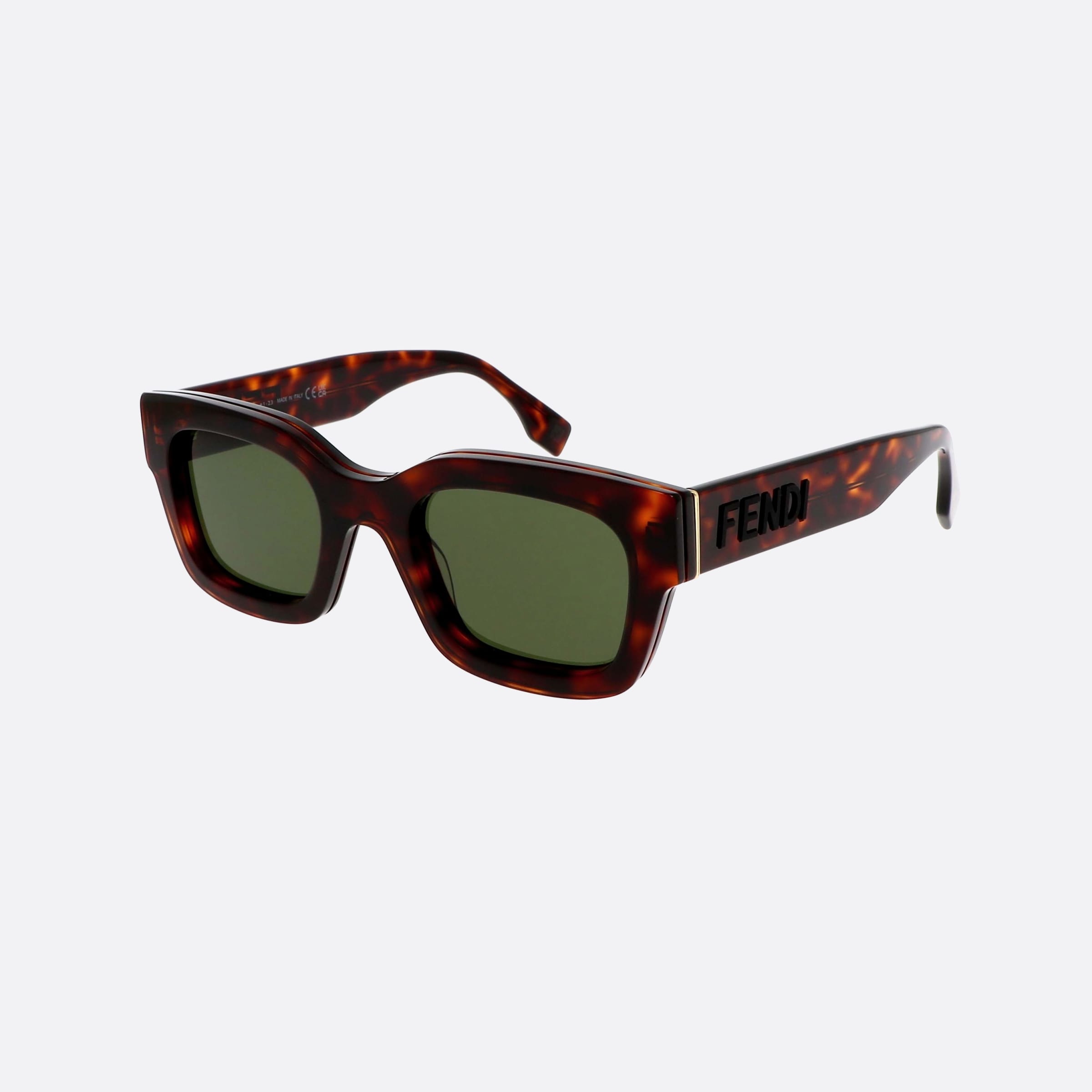 Fendi 50mm Fe40119i 54n Tortoise Unisex Sunglasses - Main View