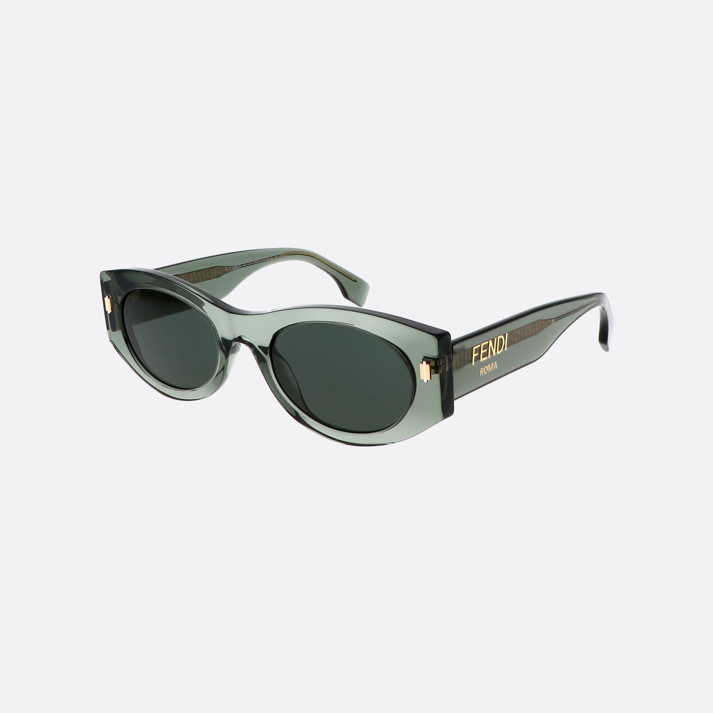 Fendi 52mm Fe40125i 95n Grey Unisex Sunglasses - Main View