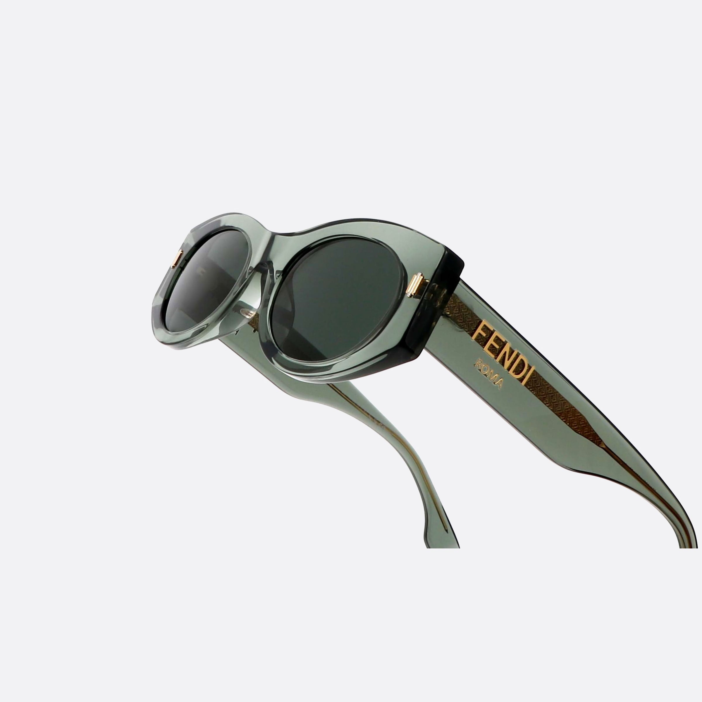 Fendi 52mm Fe40125i 95n Grey Unisex Sunglasses - Lifestyle Shot