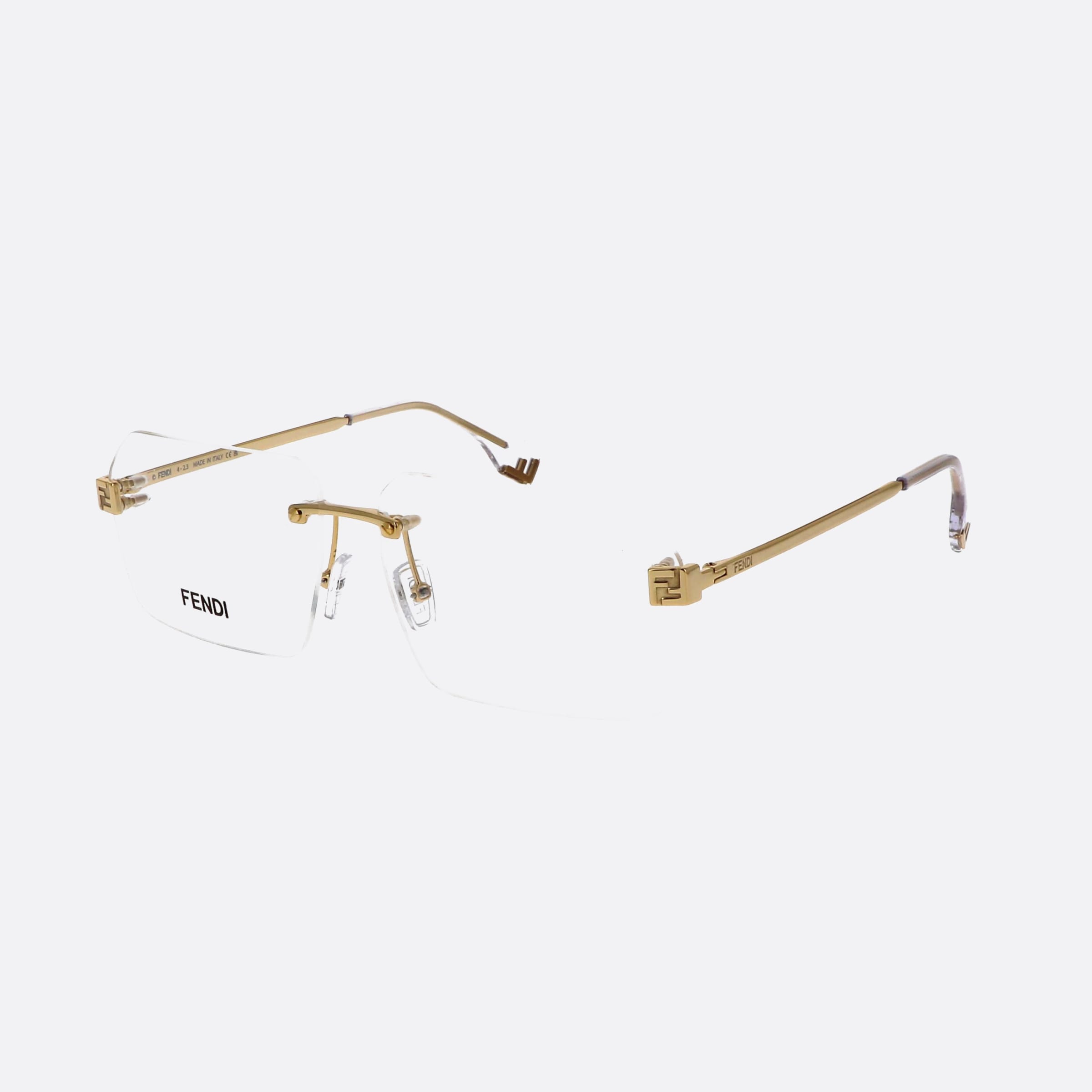 Fendi 59mm Fe50035u Gold Men Eyeglasses - Main View