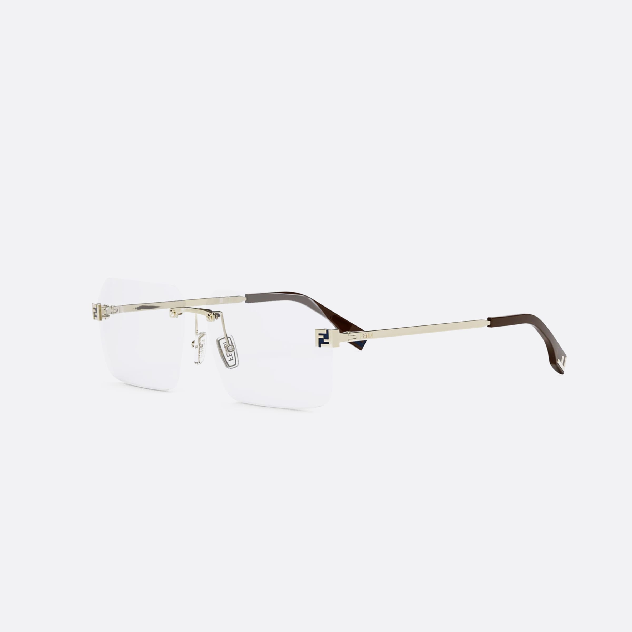 Fendi 59mm Fe50035u Gold Men Eyeglasses - Main View