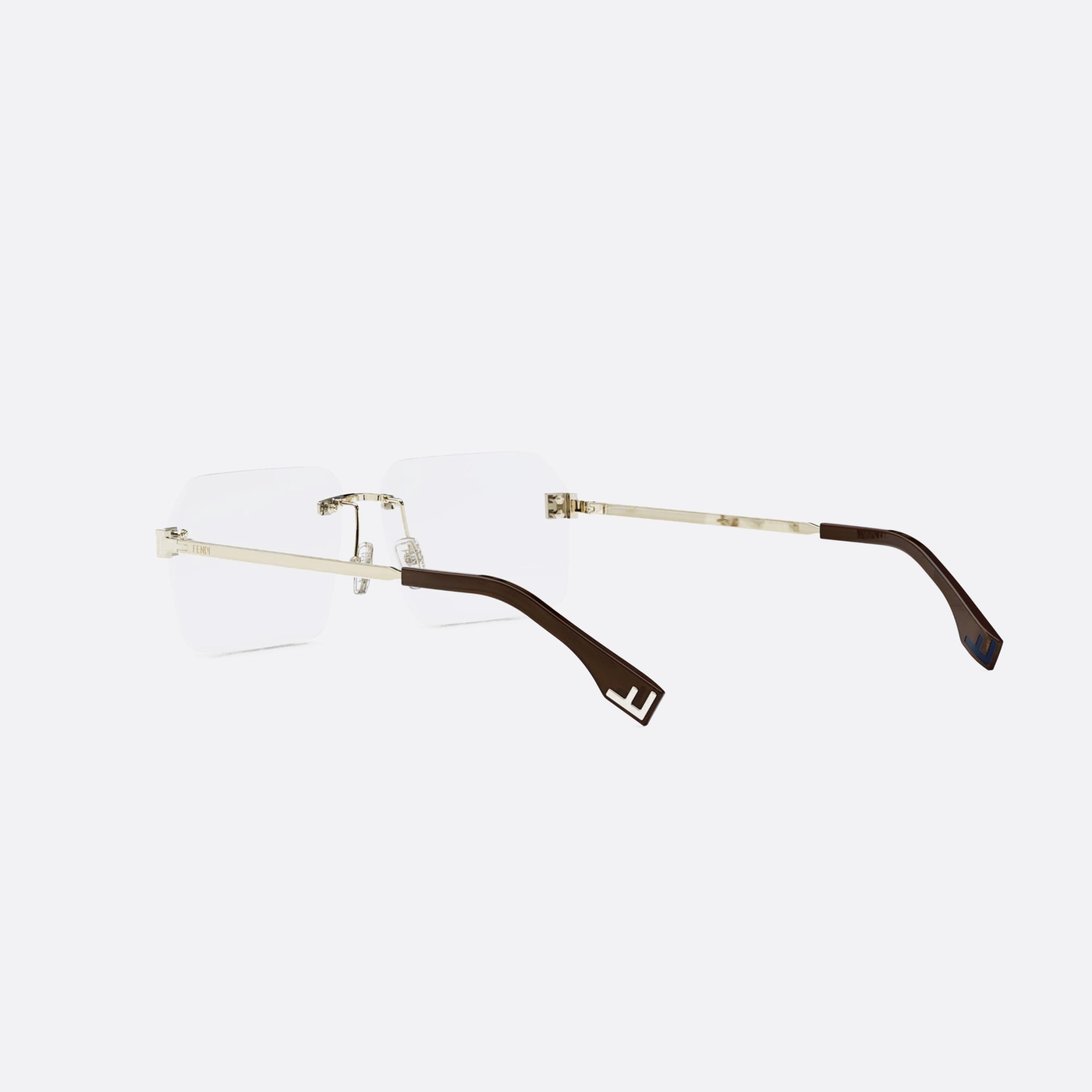Fendi 59mm Fe50035u Gold Men Eyeglasses - Lifestyle Shot