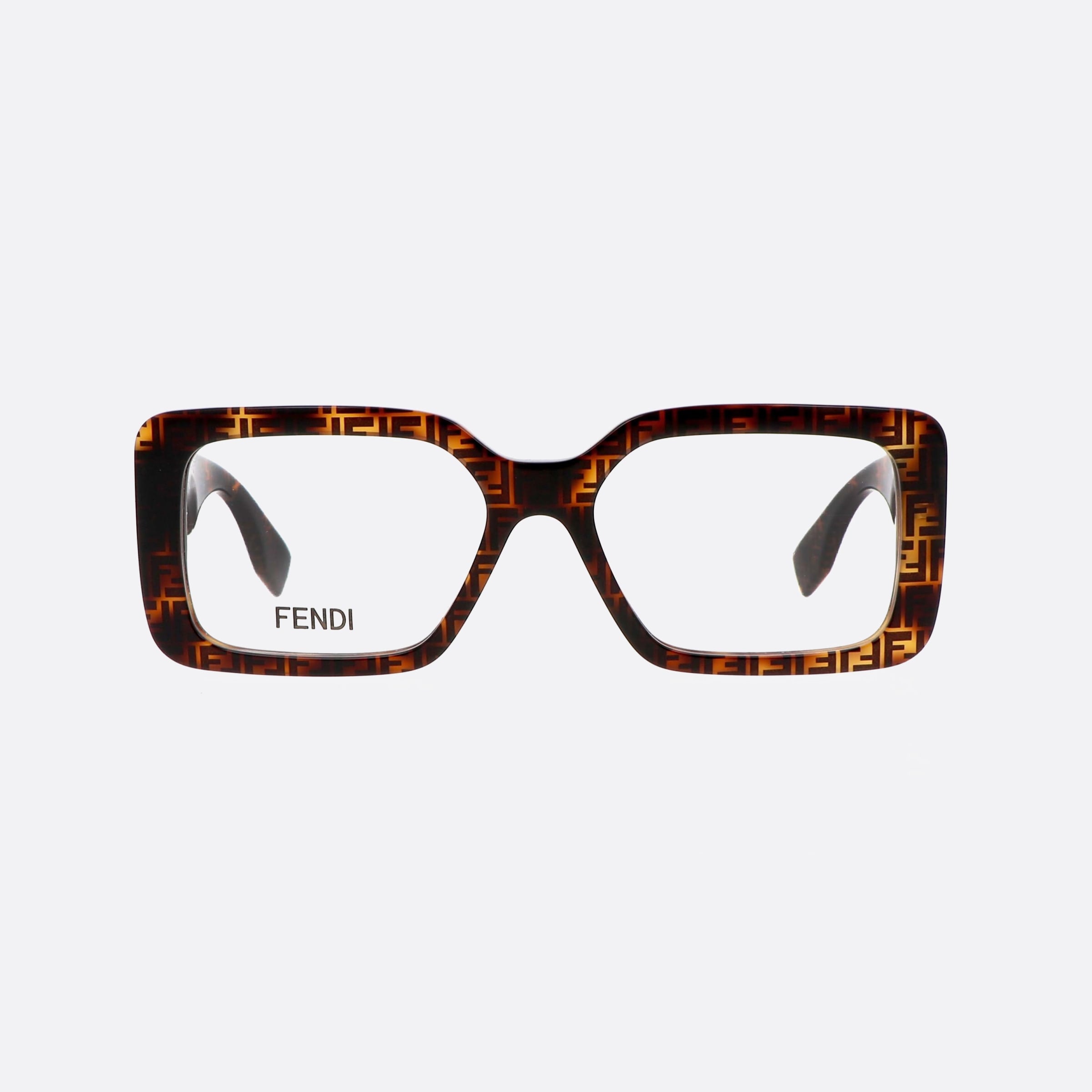 Fendi 53mm Fe50072i Tortoise Women Eyeglasses - Side View