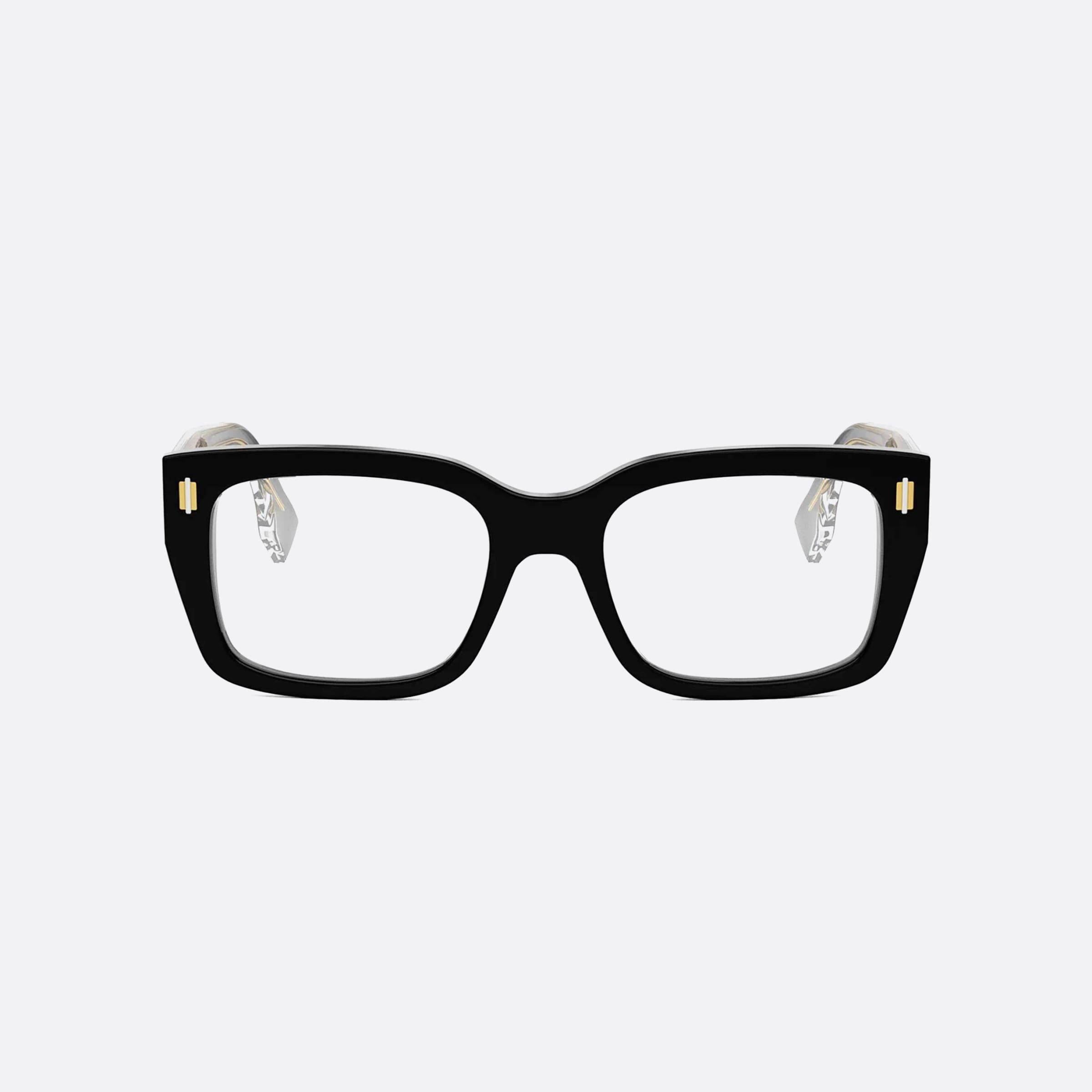 Fendi 52mm Fe50094i Black Women Eyeglasses - Side View