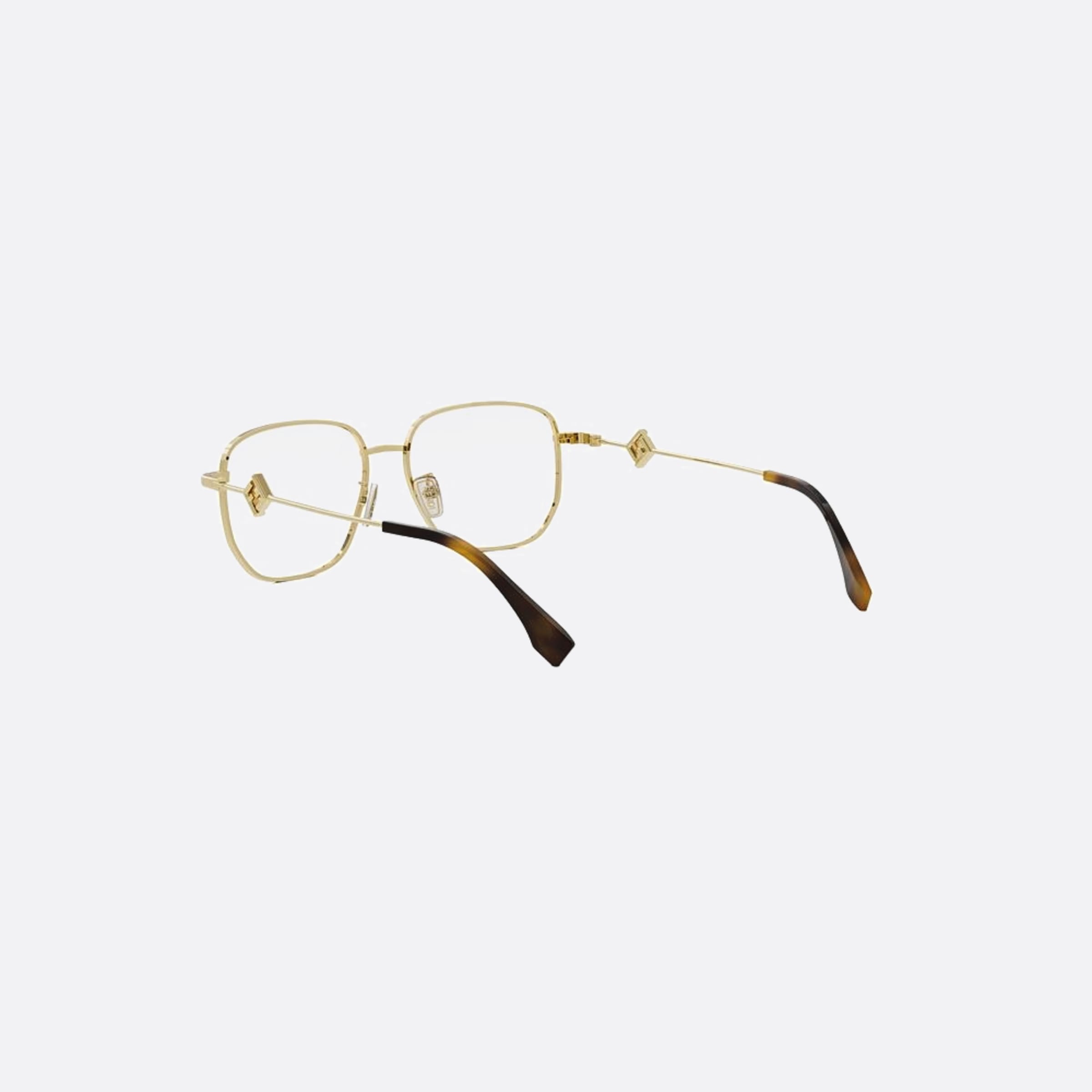 Fendi 54mm Fe50111f Gold Visor Unisex Eyeglasses - Lifestyle Shot