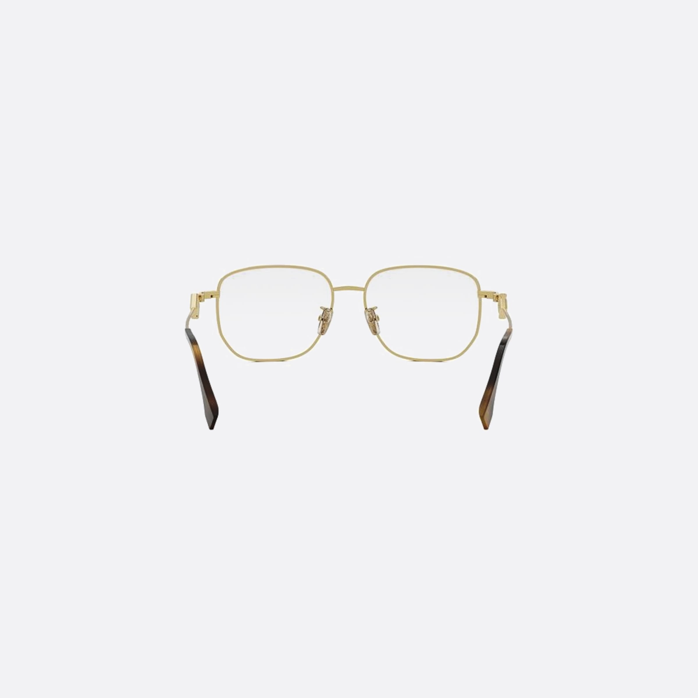 Fendi 54mm Fe50111f Gold Visor Unisex Eyeglasses - Additional Angle