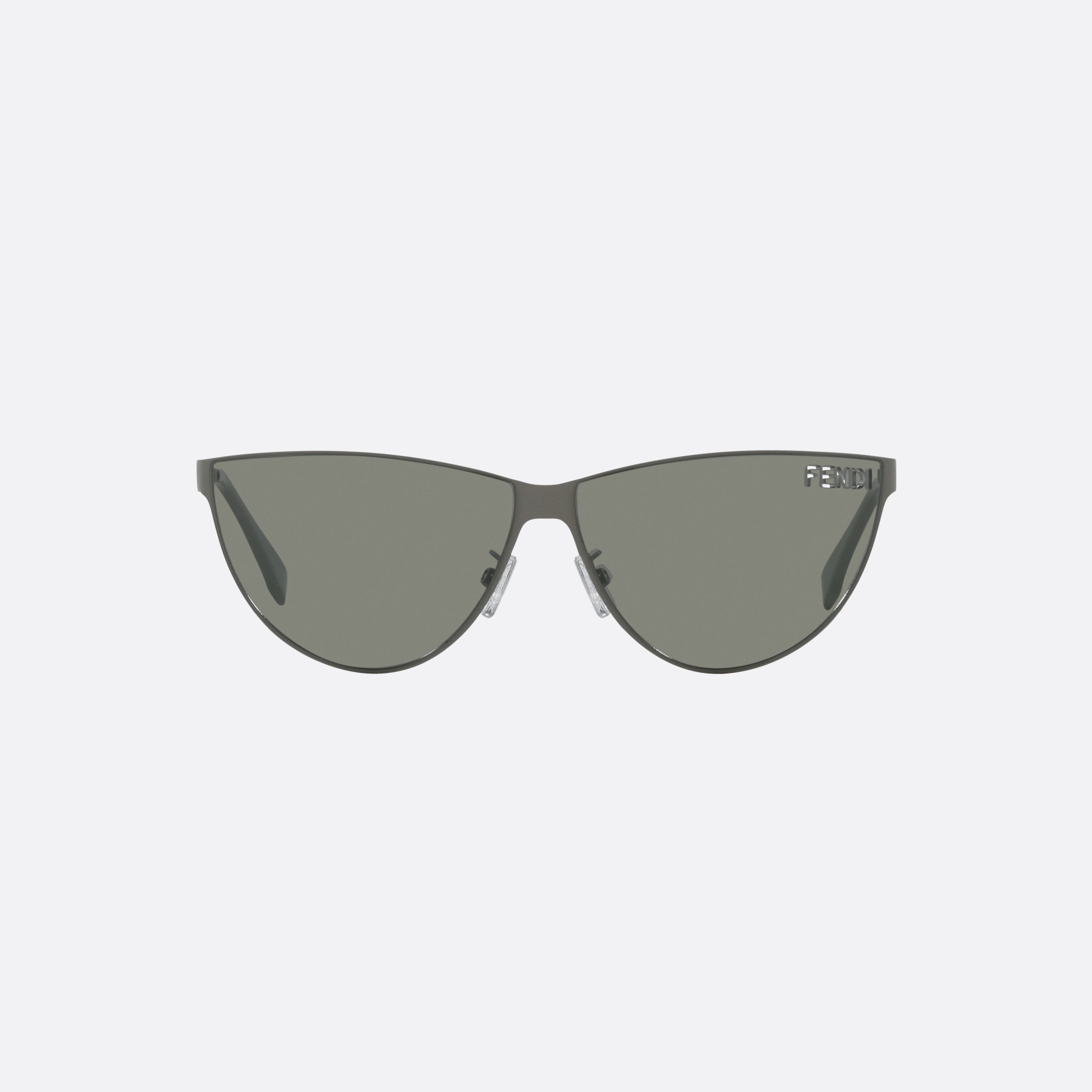 Fendi 62mm Fendi Cut Out Fe40138u Grey Cat Eye Women Sunglasses - Side View