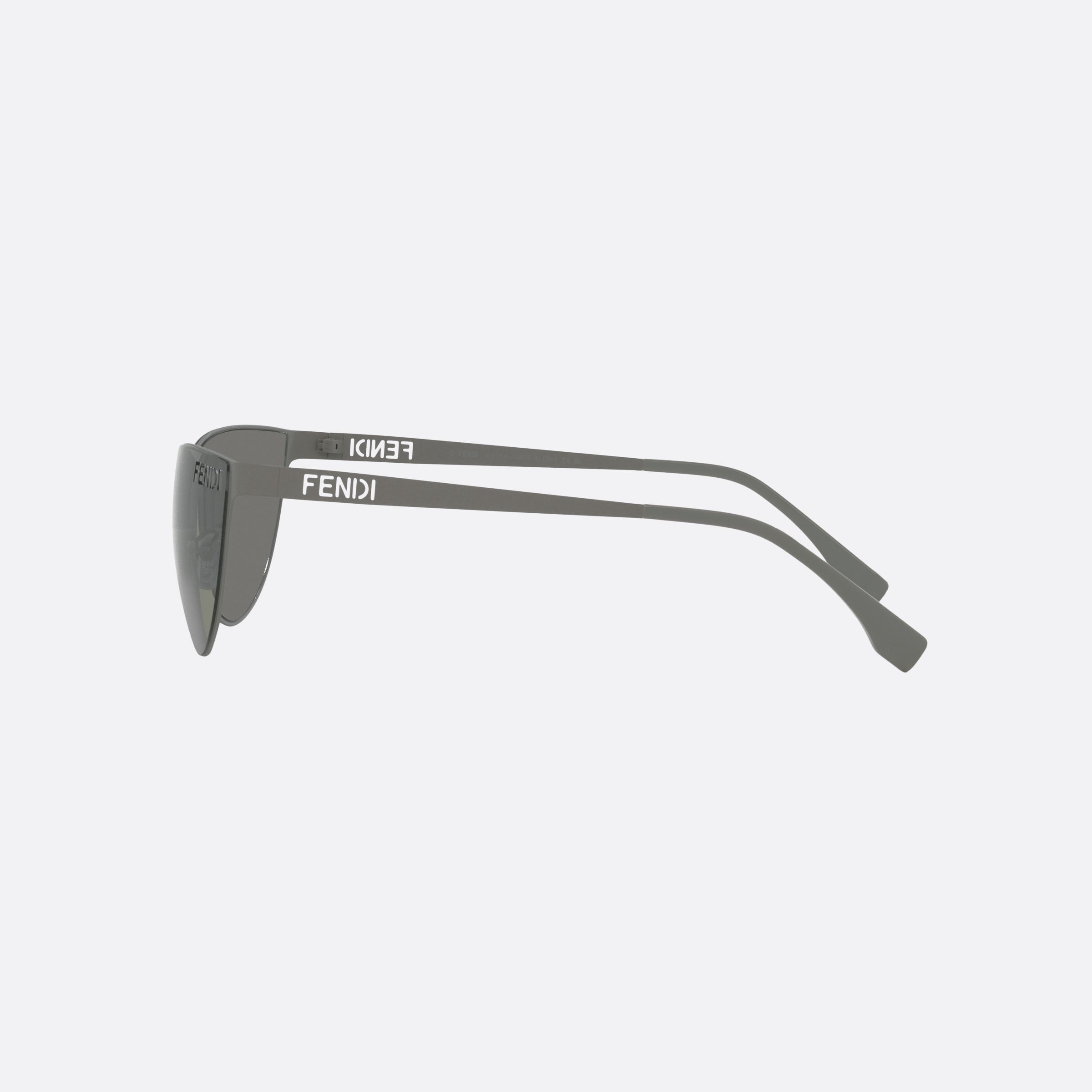 Fendi 62mm Fendi Cut Out Fe40138u Grey Cat Eye Women Sunglasses - Detail View
