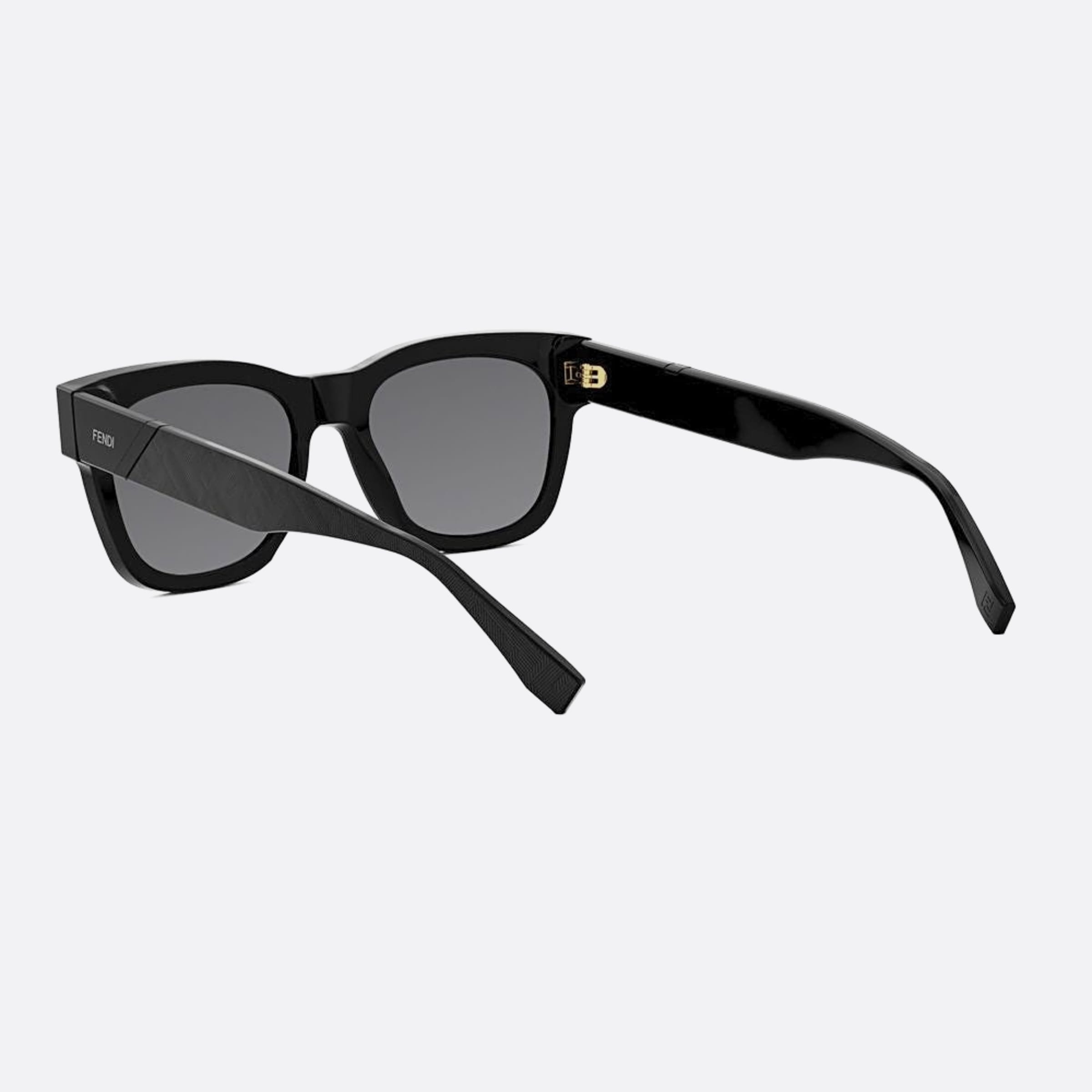 Fendi 52mm Fendi Diagonal 01a Black Squared Men Sunglasses - Lifestyle Shot