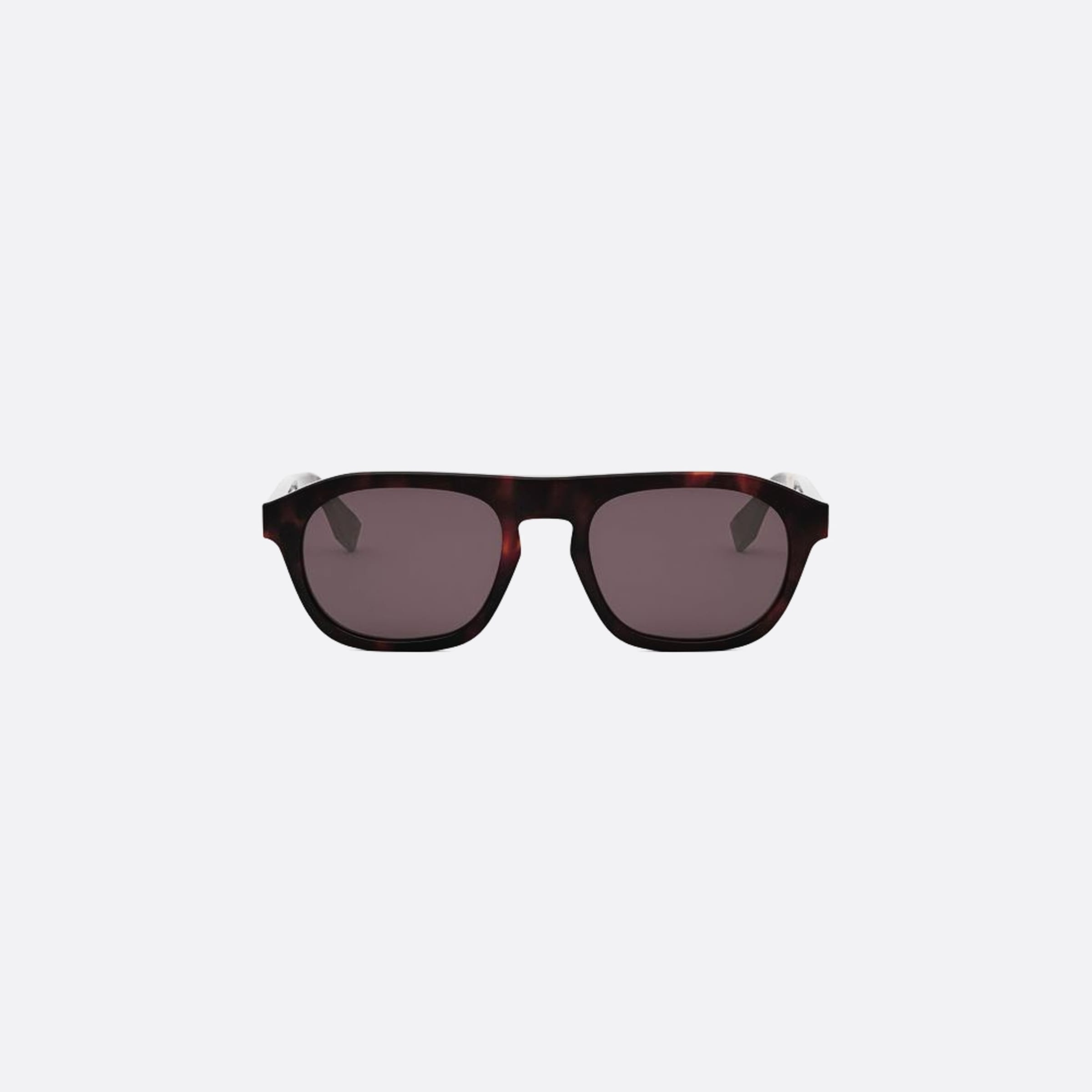 Fendi 52mm Fendi Essential 55s Havana Rectangle Men Sunglasses - Main View