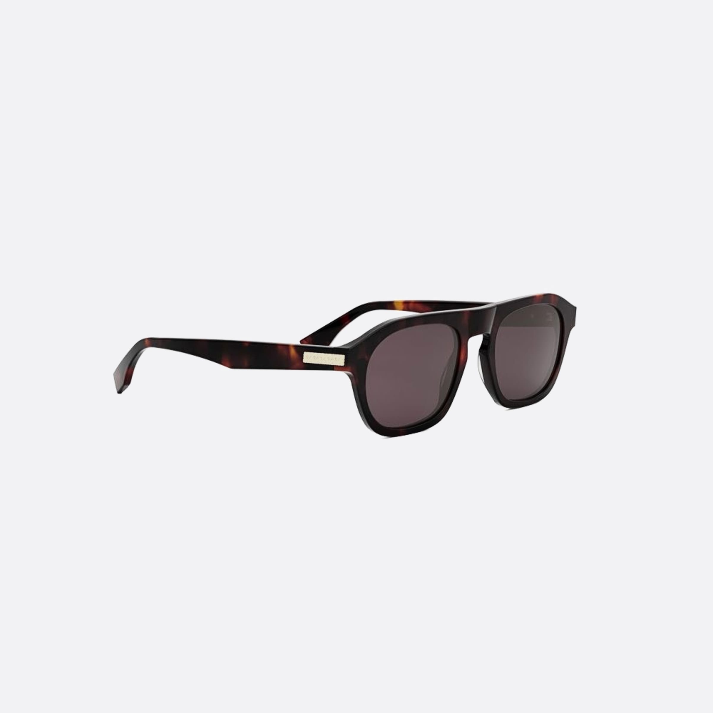 Fendi 52mm Fendi Essential 55s Havana Rectangle Men Sunglasses - Additional Angle