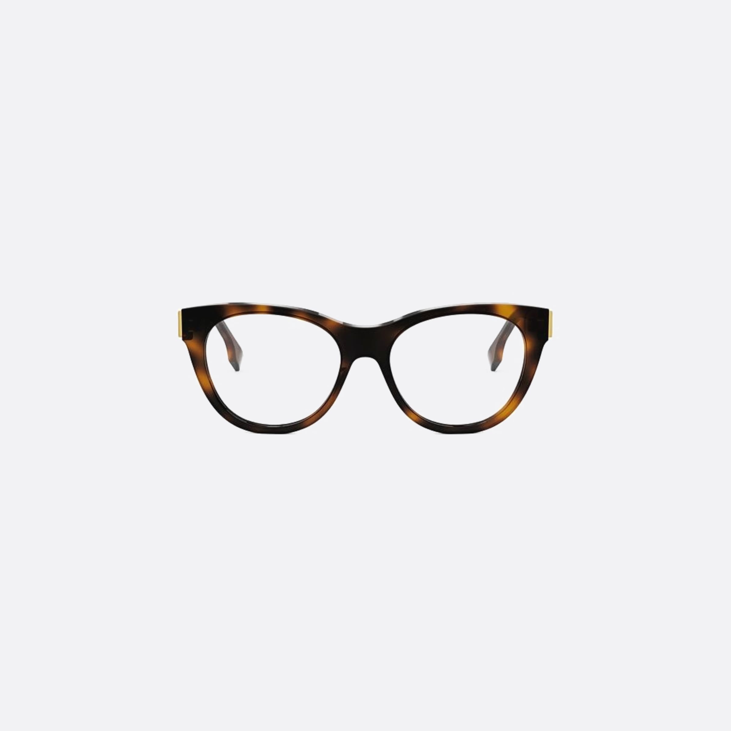 Fendi 53mm Fendi First Havana Round Women Eyeglasses - Main View