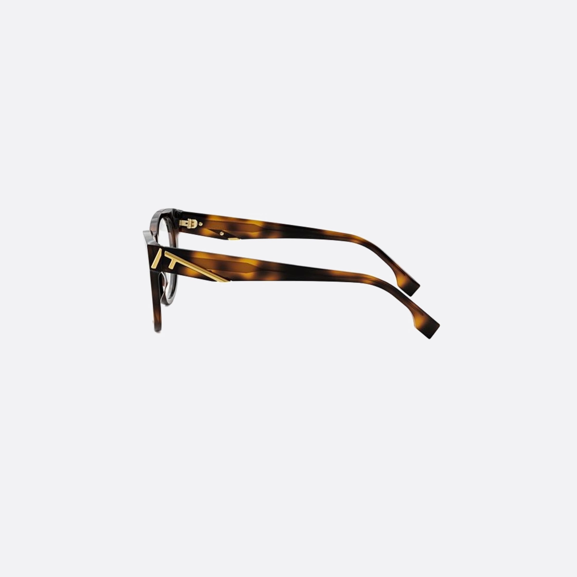 Fendi 53mm Fendi First Havana Round Women Eyeglasses - Detail View