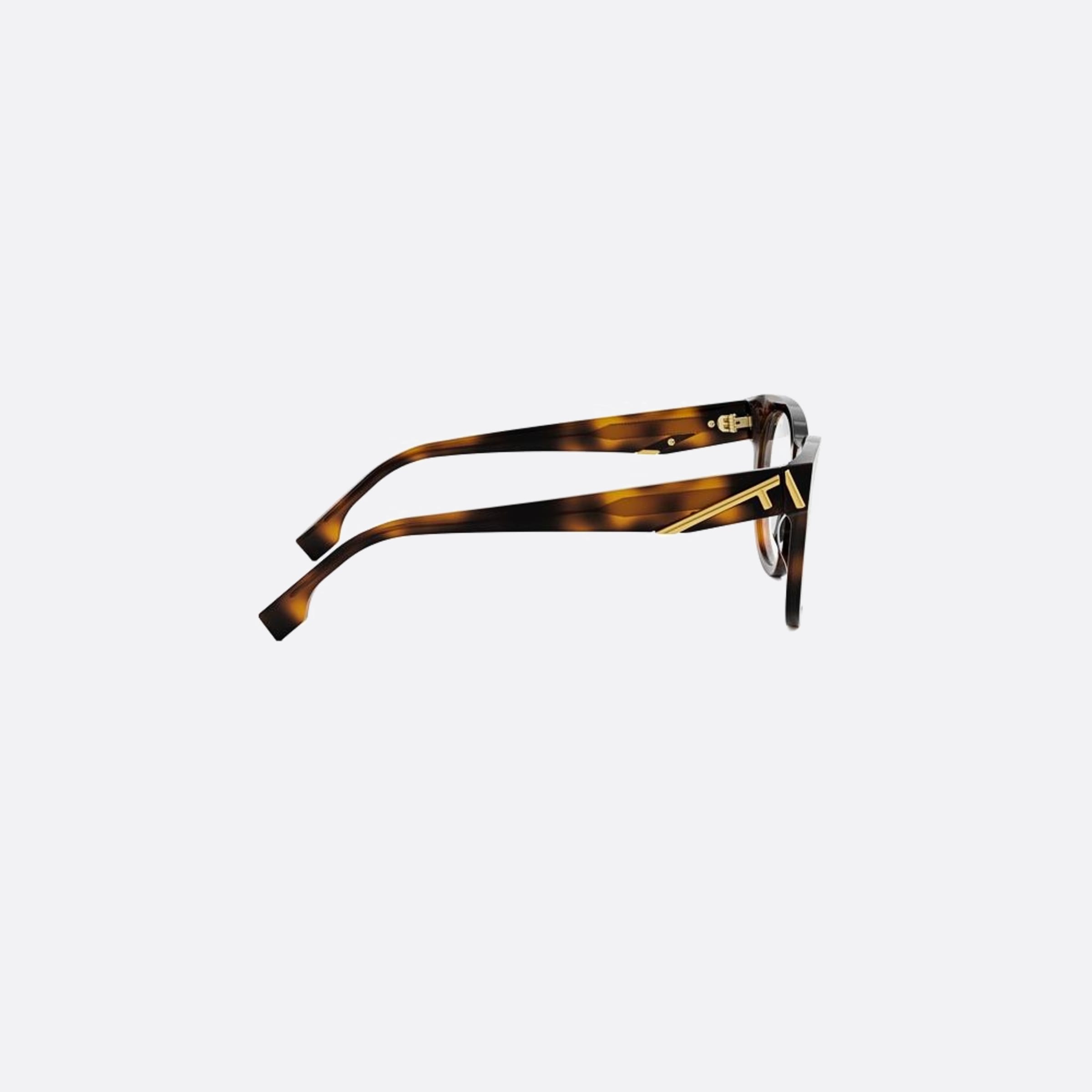 Fendi 53mm Fendi First Havana Round Women Eyeglasses - Additional Angle