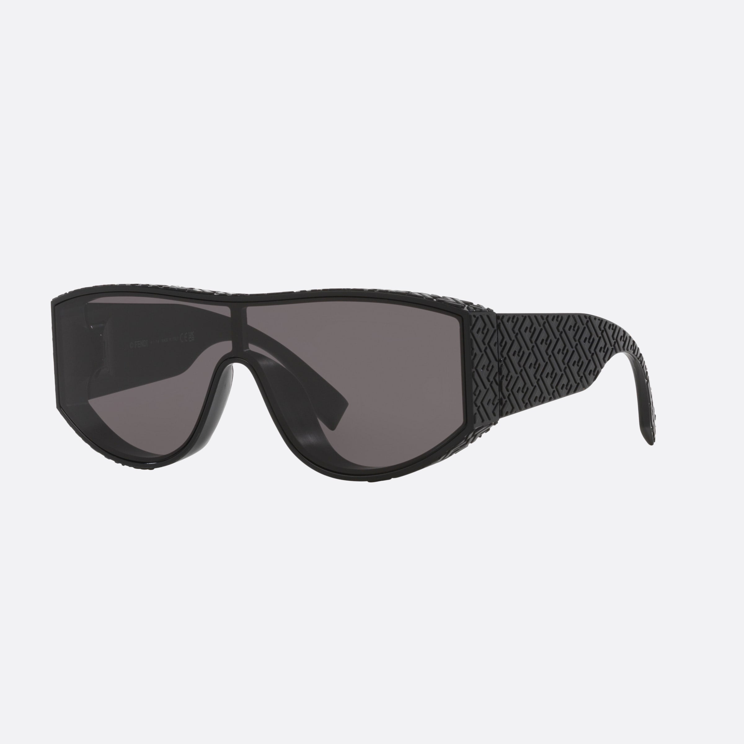 Fendi Fendi Lab Fe40128i 01a Black Irregular Men Sunglasses - Main View