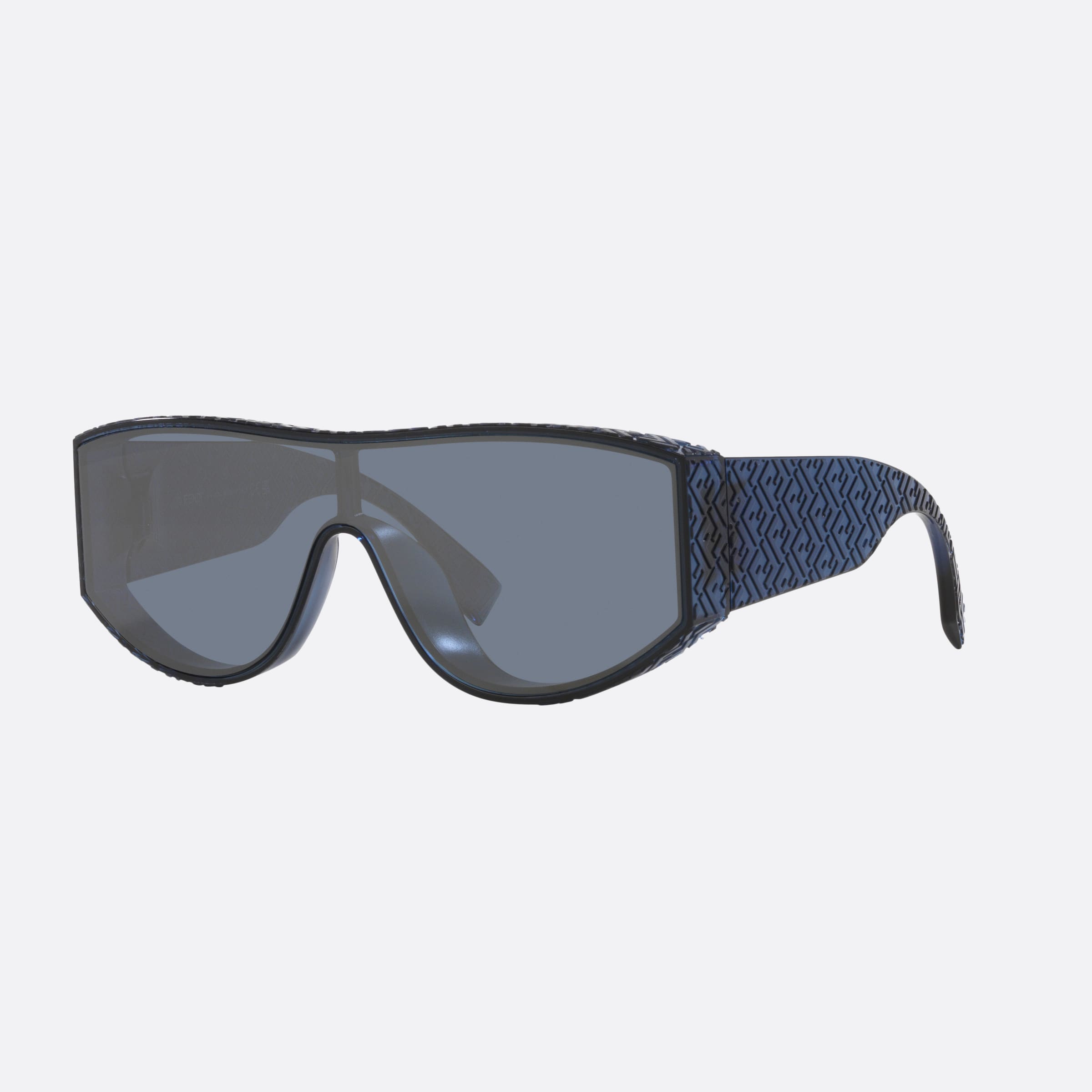 Fendi 90mm Fendi Lab Fe40128i Blue Irregular Men Sunglasses - Main View