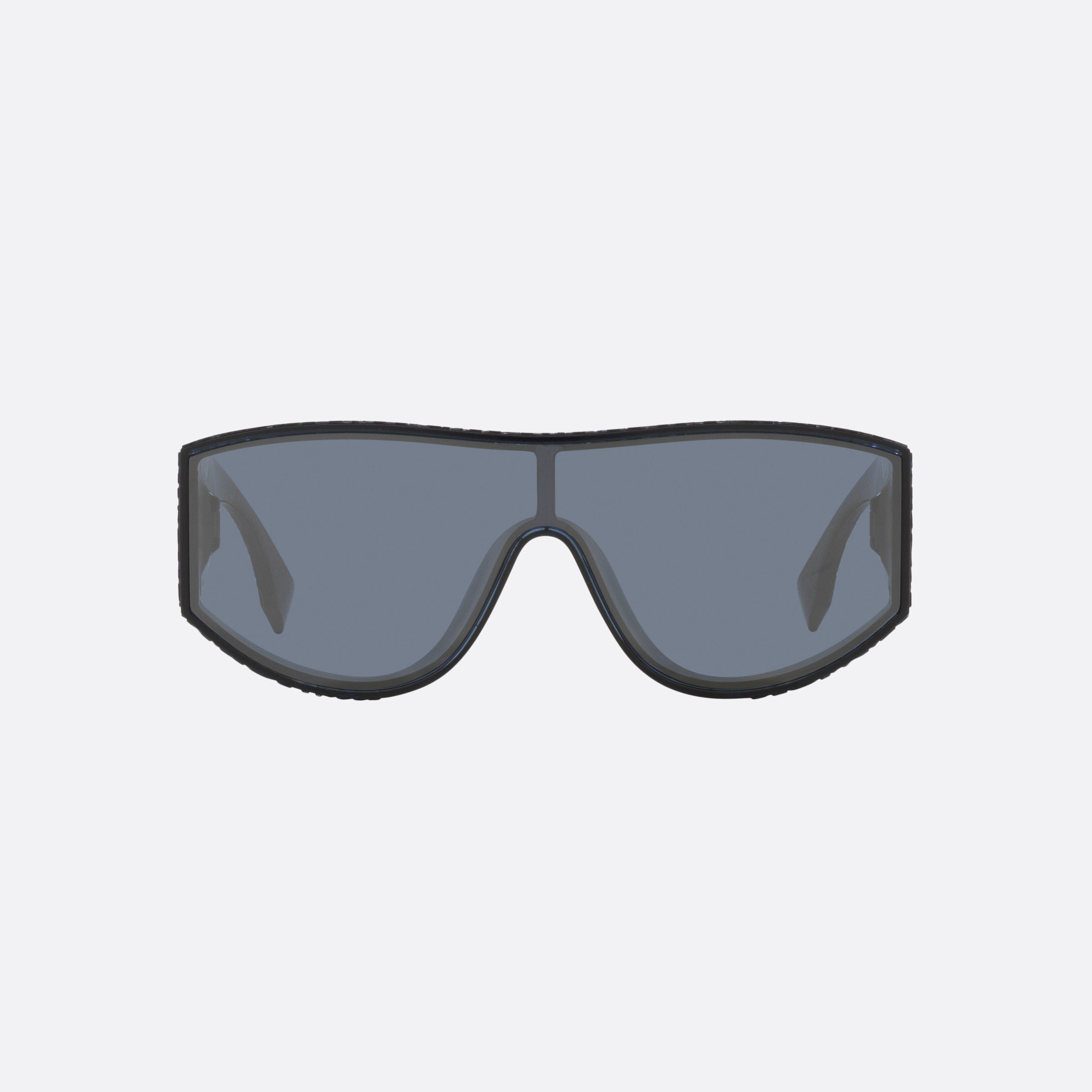 Fendi 90mm Fendi Lab Fe40128i Blue Irregular Men Sunglasses - Side View