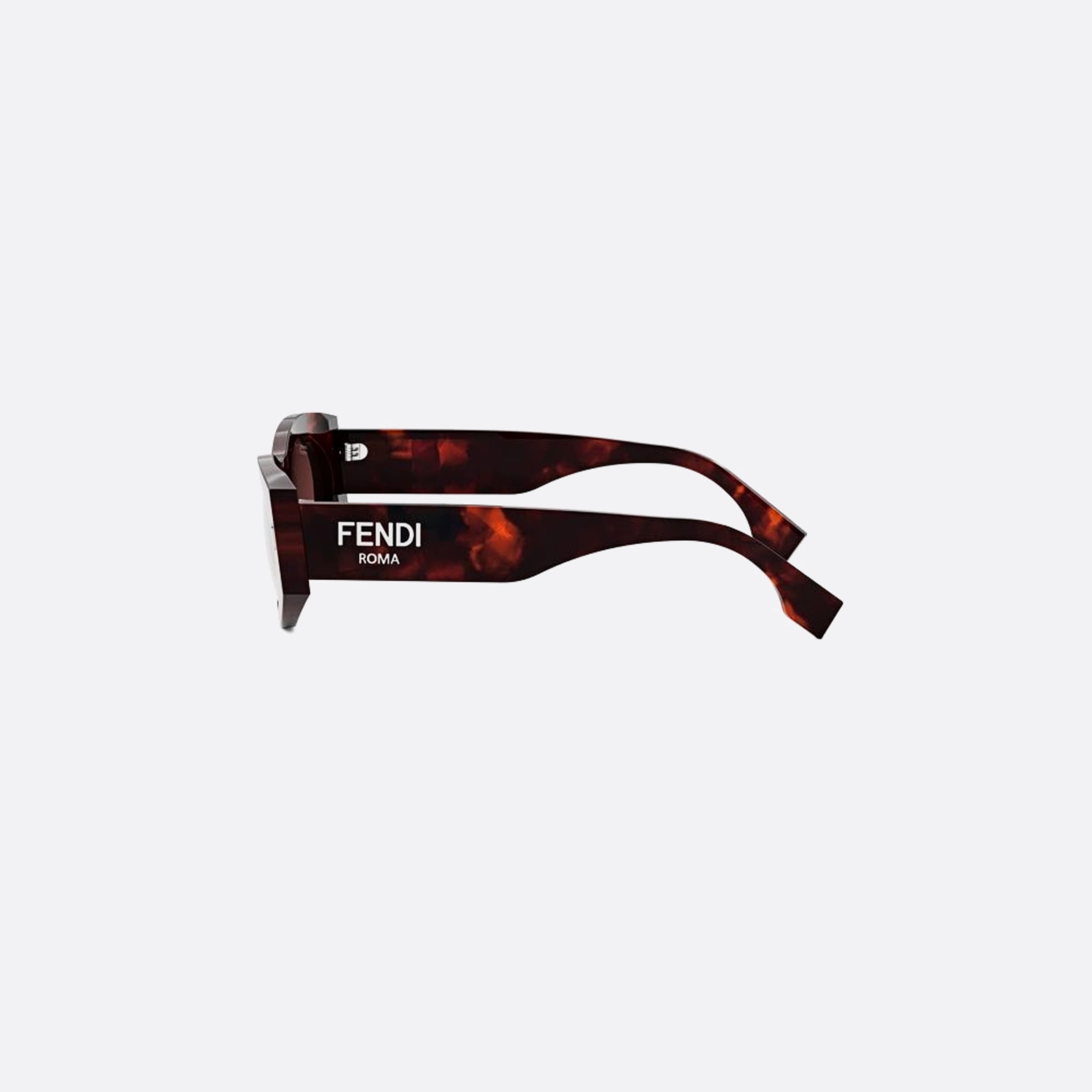 Fendi 52mm Fendi Roma 54s Havana Oval Women Sunglasses - Detail View