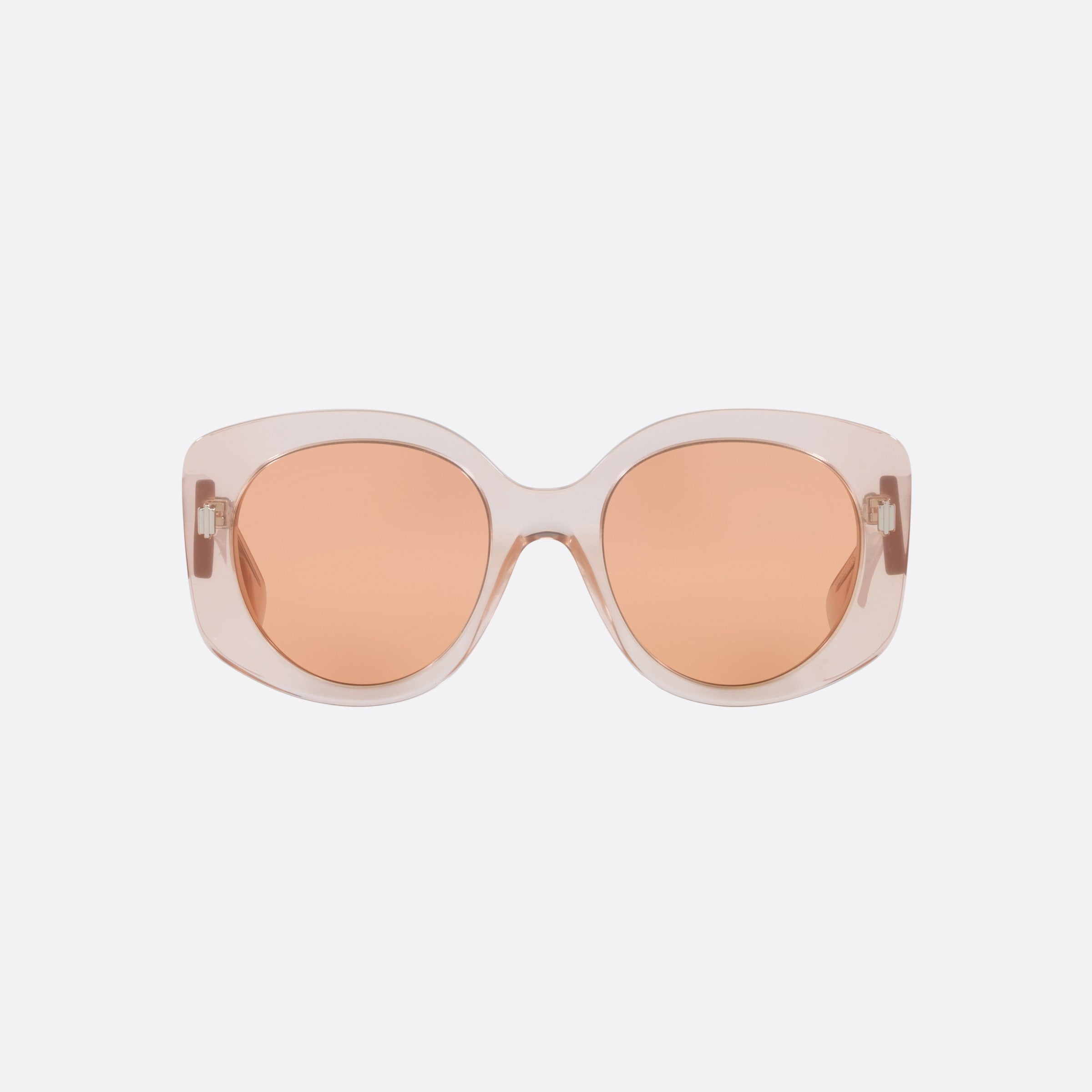 Fendi 51mm Fendi Roma Fe40137i Pink Round Women Sunglasses - Side View