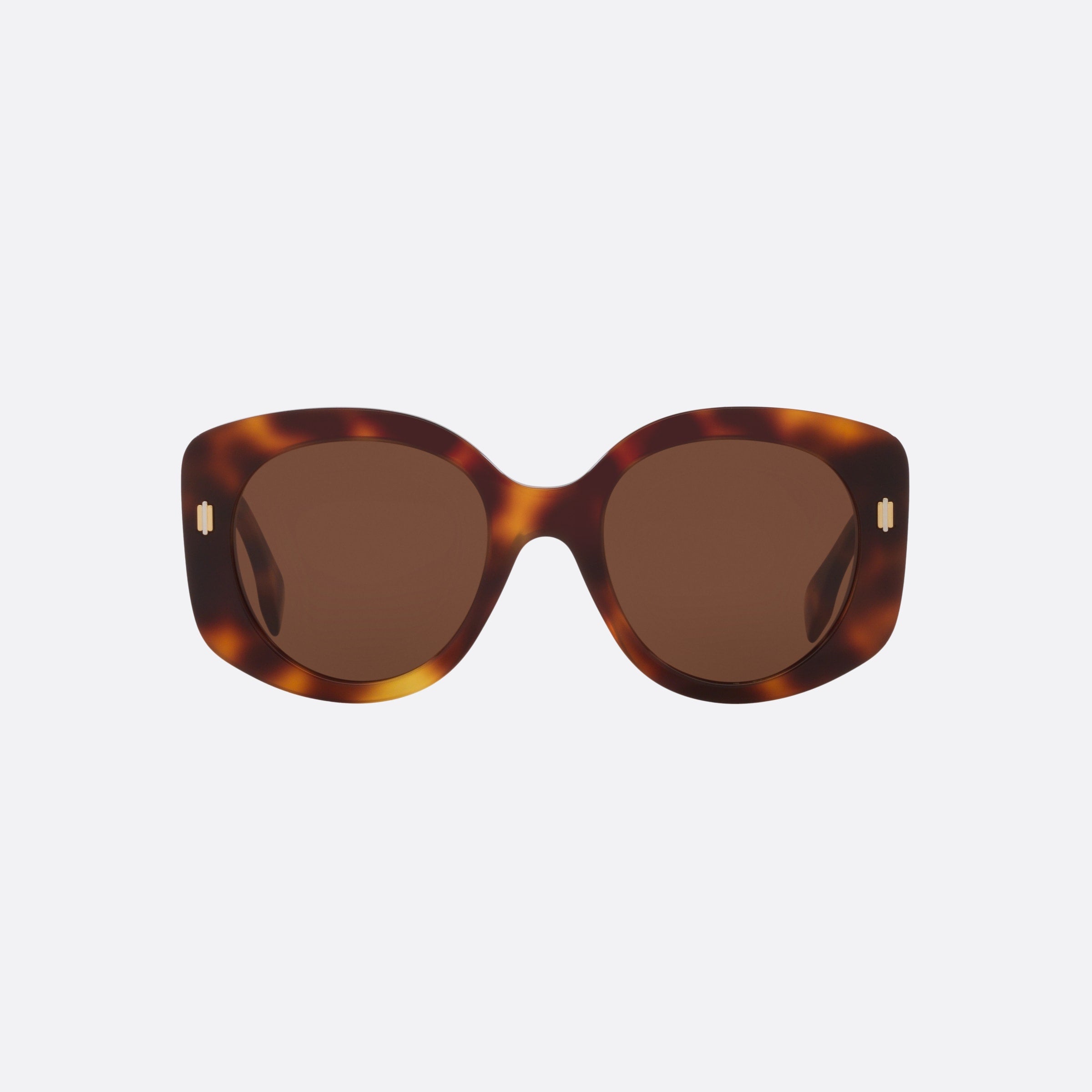 Fendi 51mm Fendi Roma Fe40137i 53e Tortoise Round Women Sunglasses - Side View