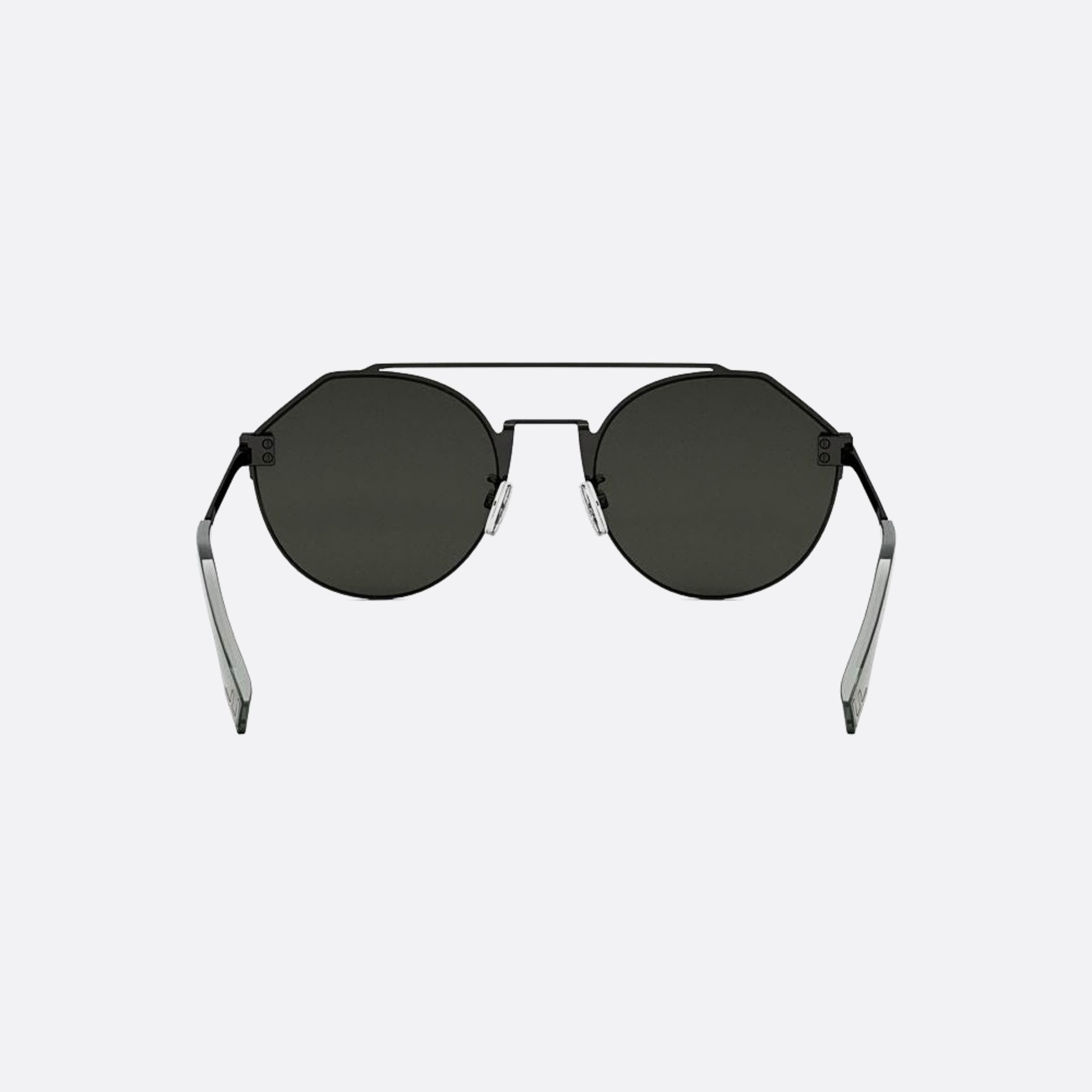 Fendi 55mm Fendi Sky 14a Black Round Men Sunglasses - Additional Angle