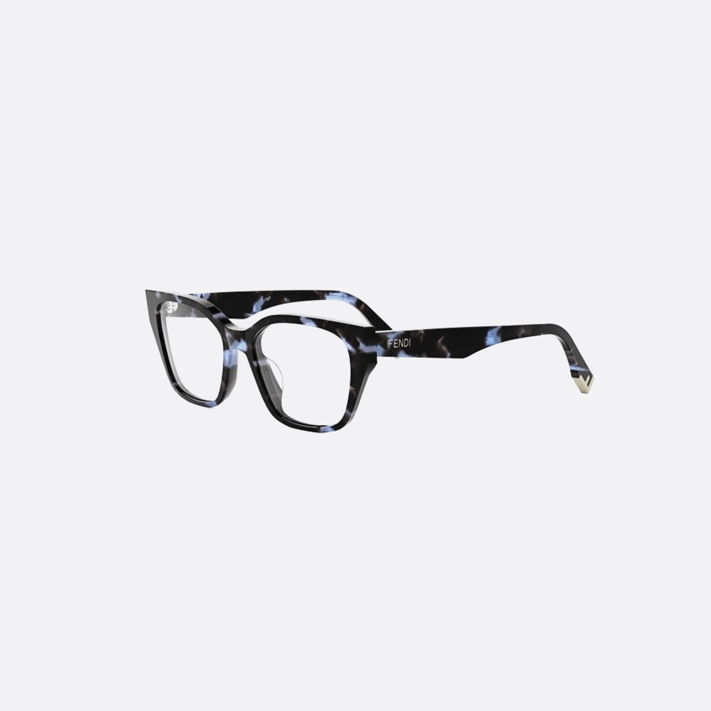 Fendi 52mm Women's Fendi Way Havana Geometric Eyeglasses - Side View
