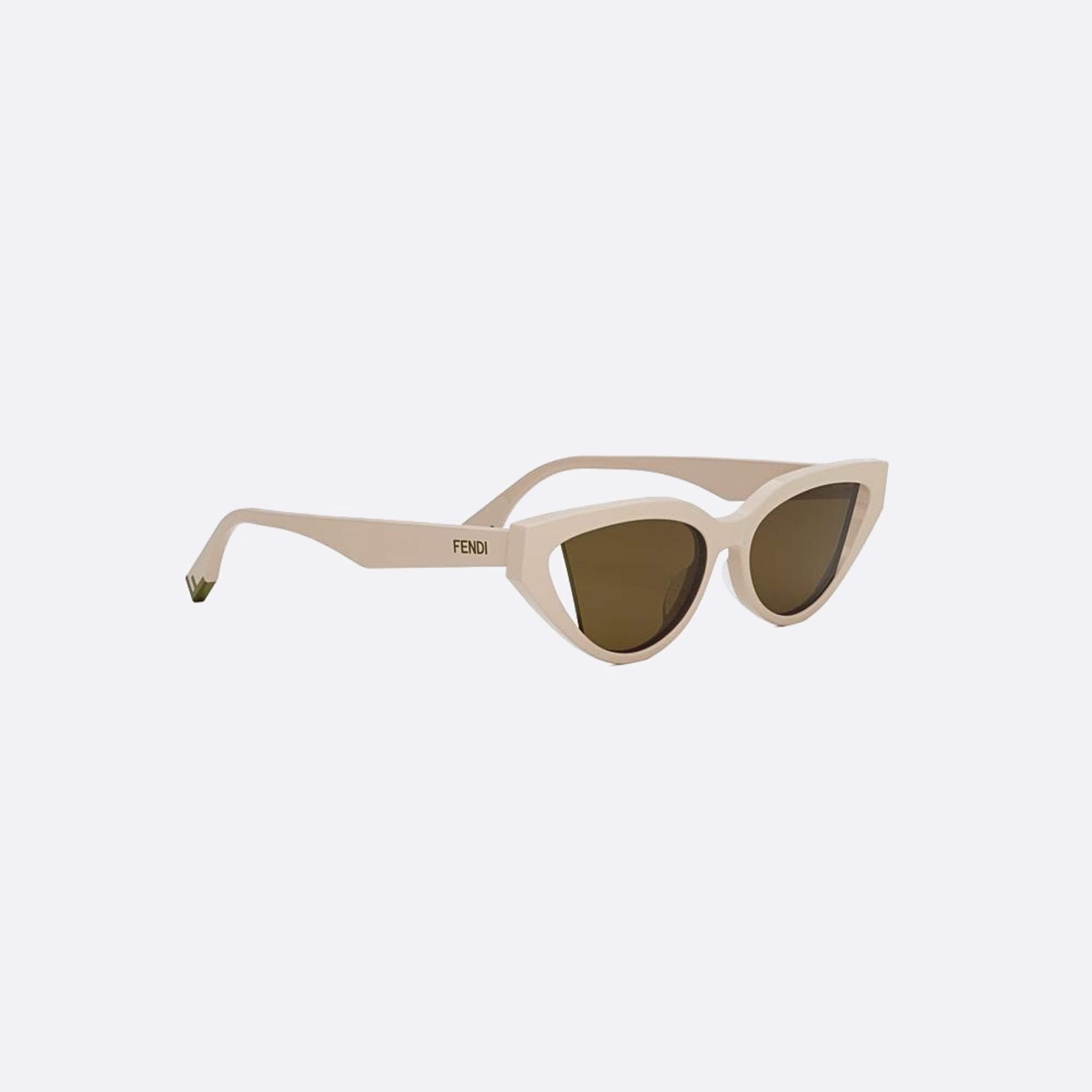 Fendi 52mm Fendi Way 57j Brown Cat Eye Women Sunglasses - Additional Angle
