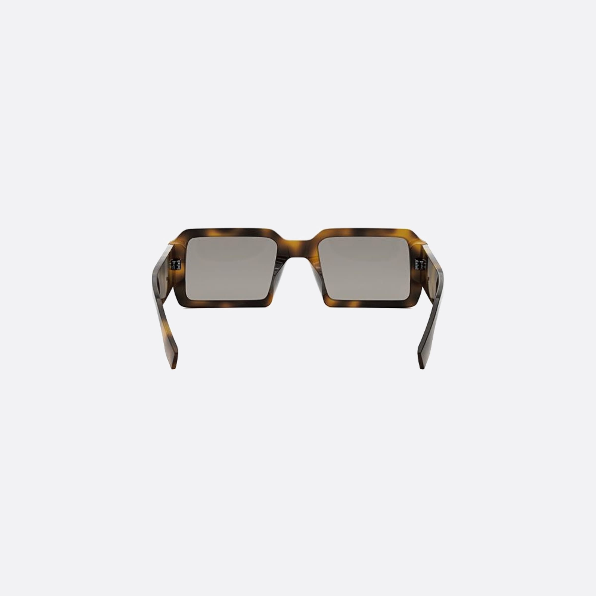 Fendi 52mm Fendigraphy 53e Havana Geometric Men Sunglasses - Additional Angle