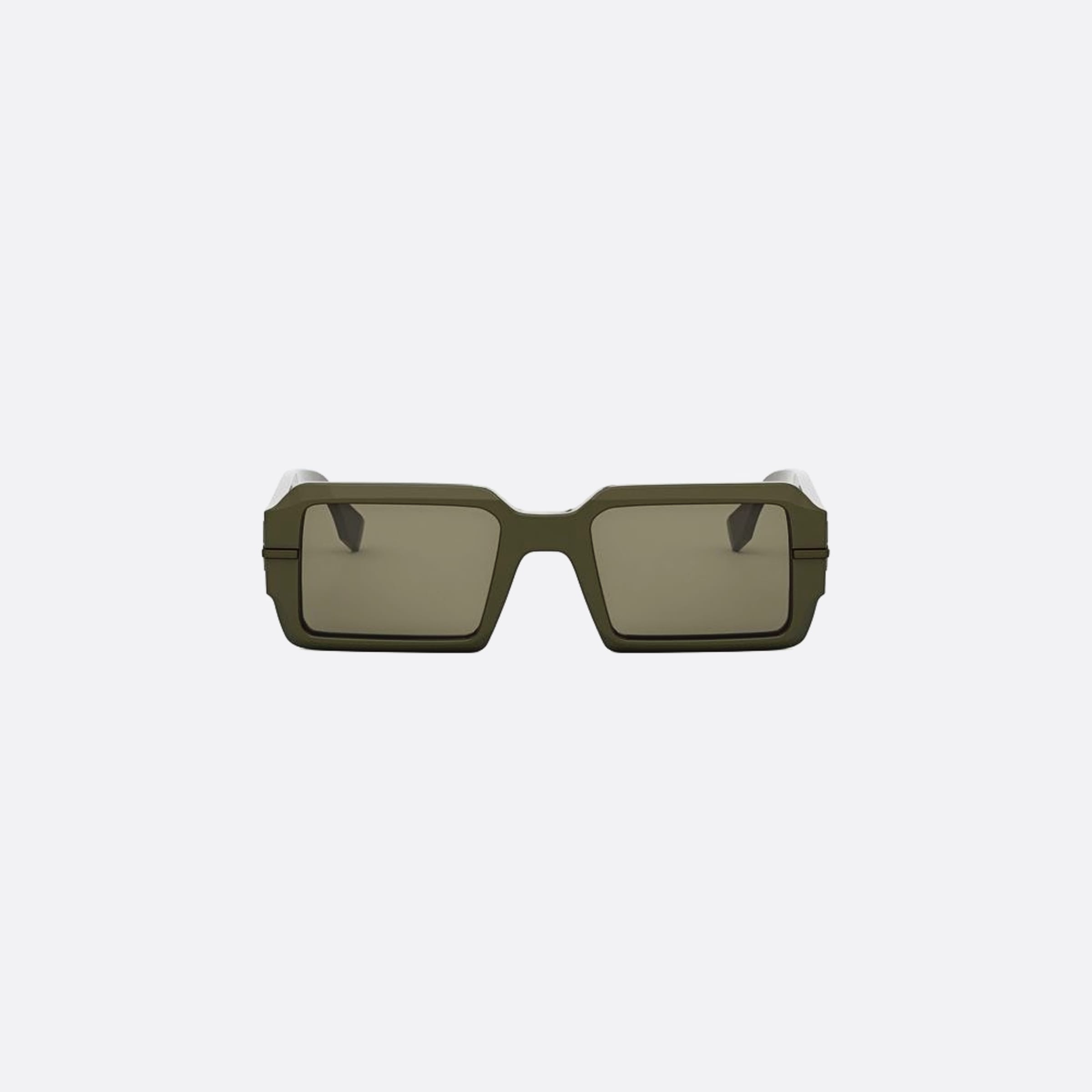 Fendi 52mm Fendigraphy 96n Green Geometric Men Sunglasses - Main View