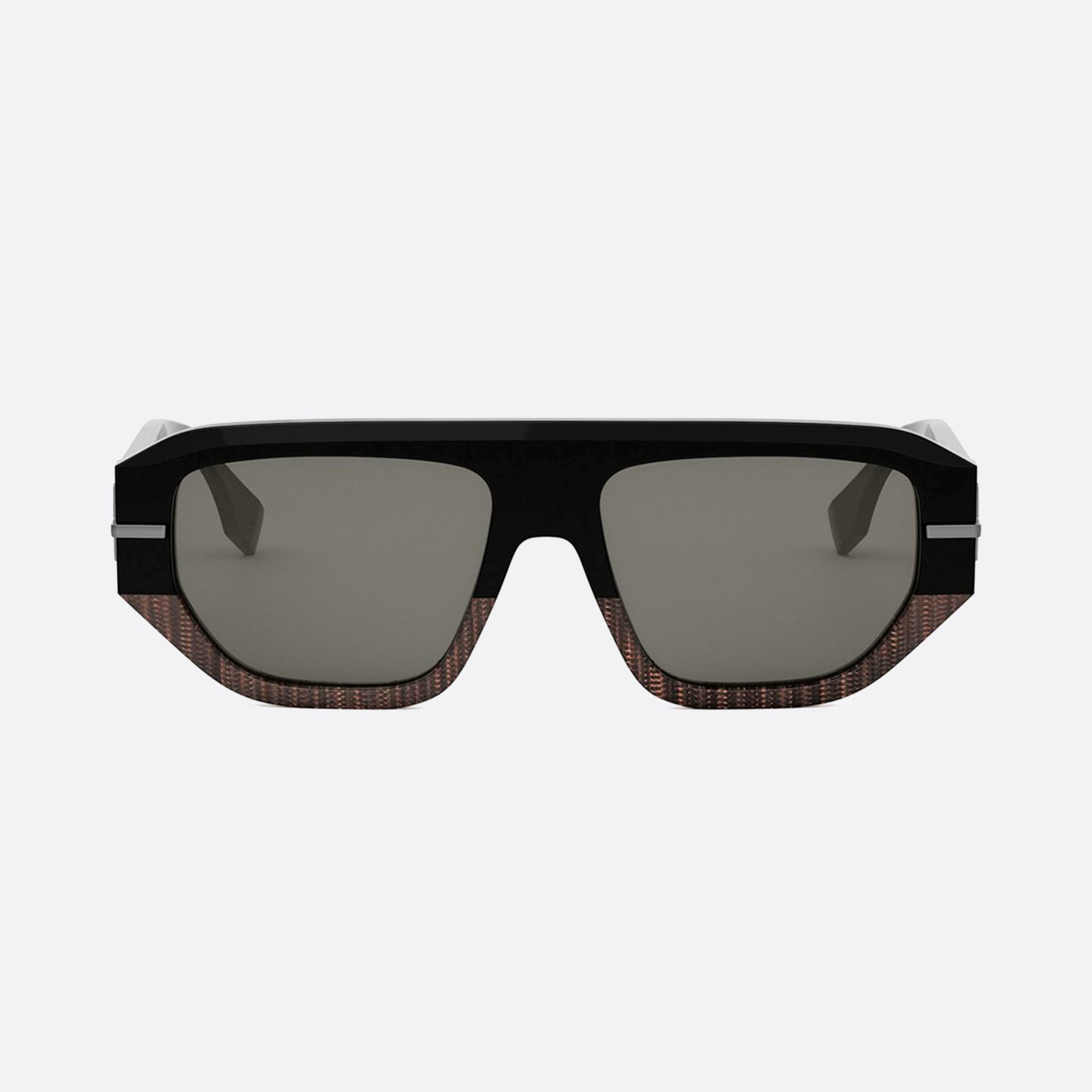 Fendi 54mm Fendigraphy Fe40142i 05a Black Men Sunglasses - Side View