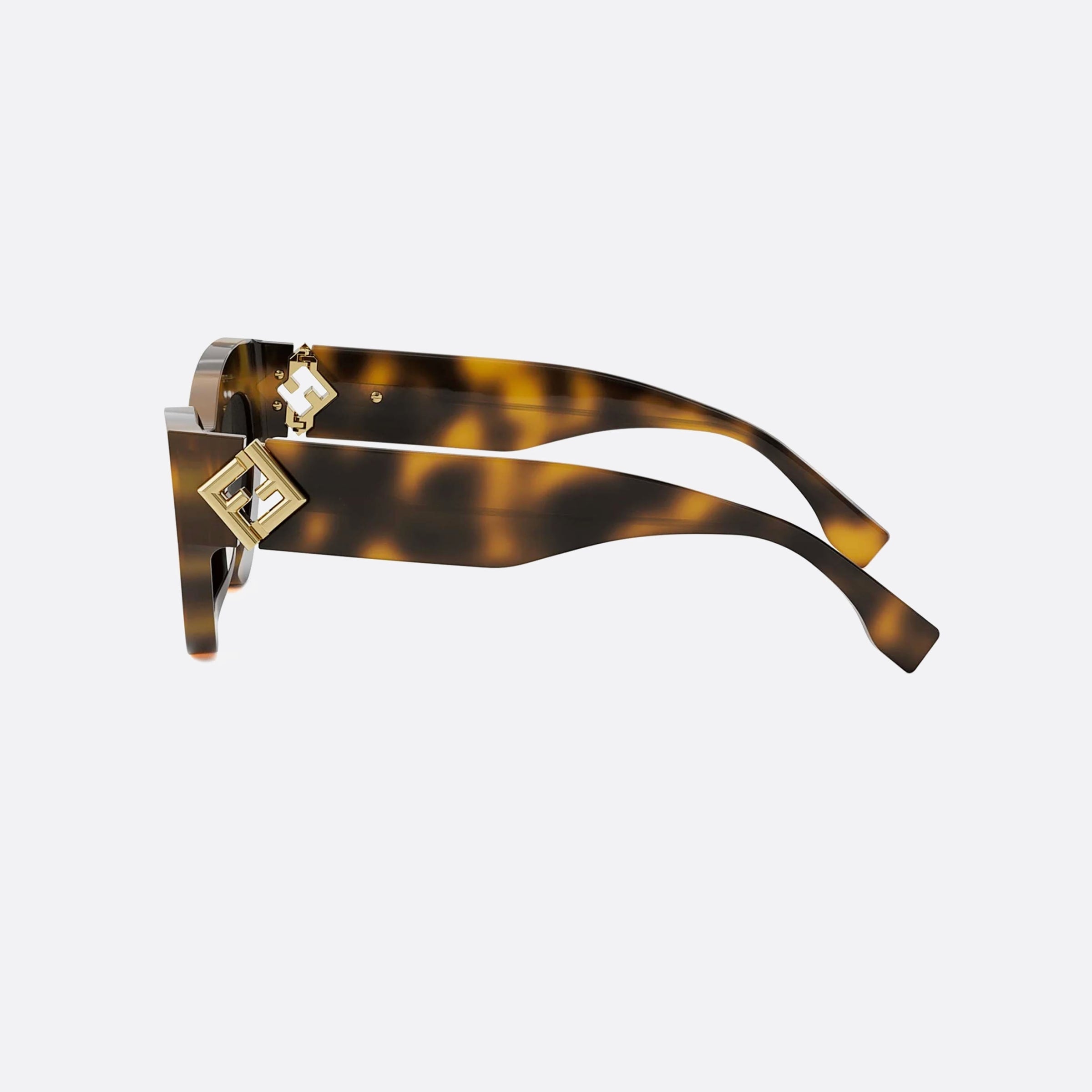 Fendi 52mm Diamonds Fe40146i 53n Havana Cat Eye Women Sunglasses - Detail View