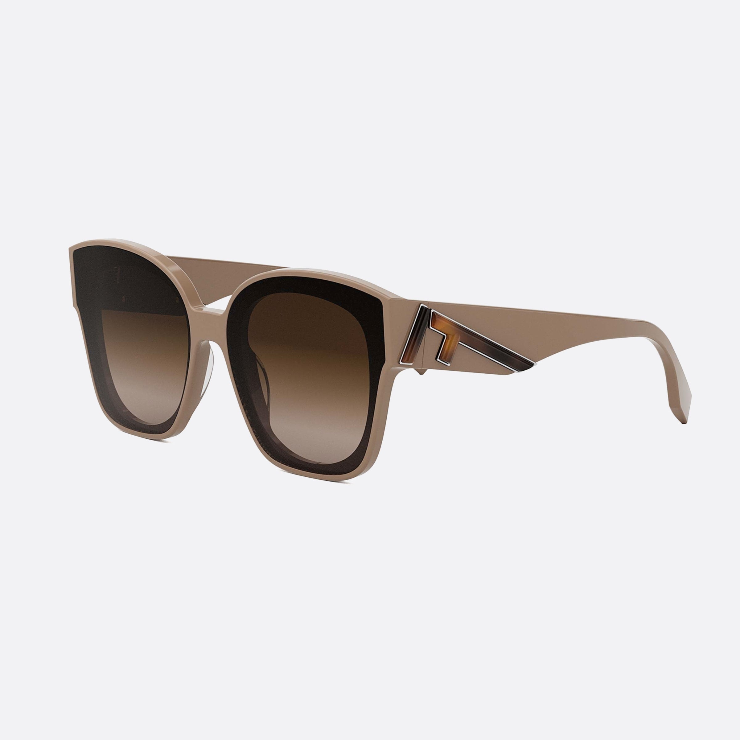 Fendi 63mm First Fe40098i 45f Brown Unisex Sunglasses - Main View