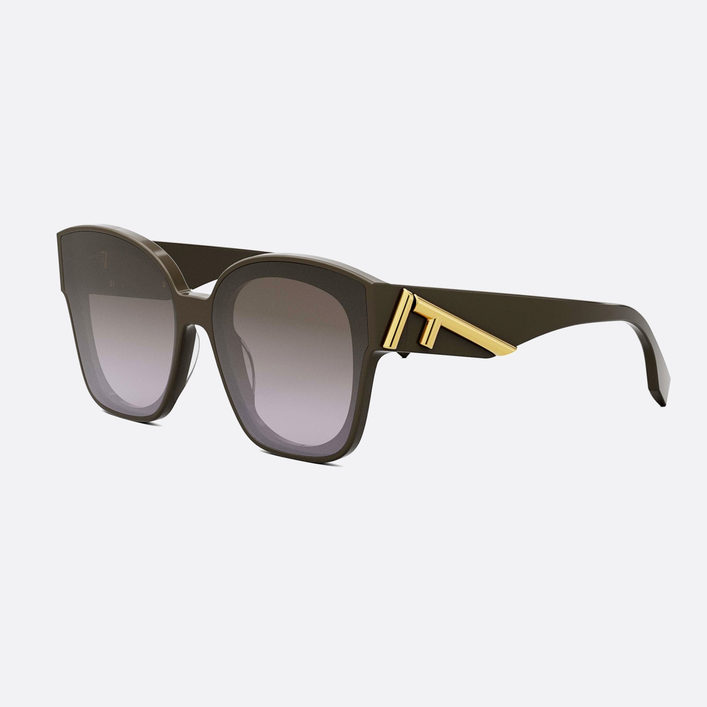 Fendi 63mm First Fe40098i 48f Brown Unisex Sunglasses - Main View