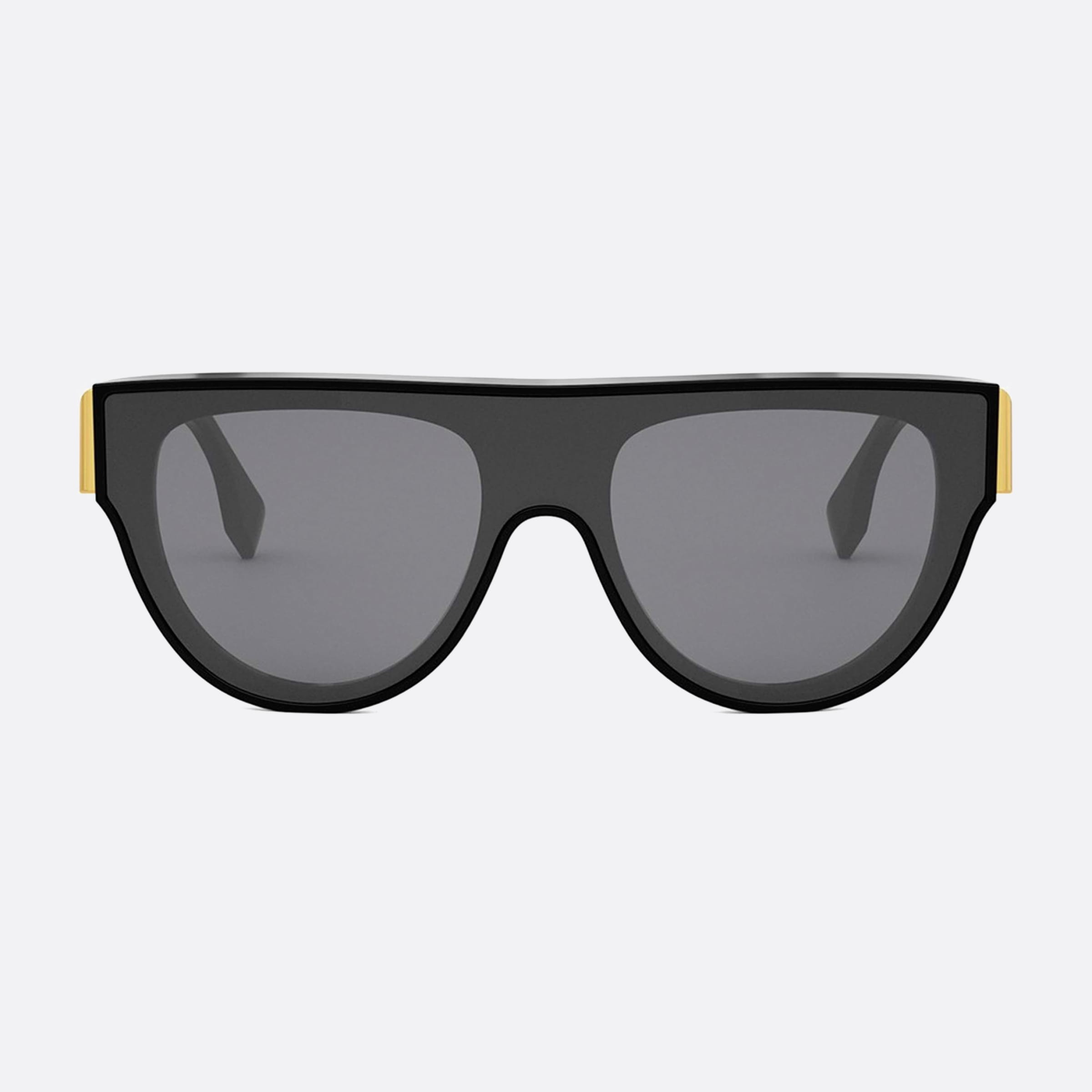 Fendi 00mm First Fe40150i 01a Black Unisex Sunglasses - Side View