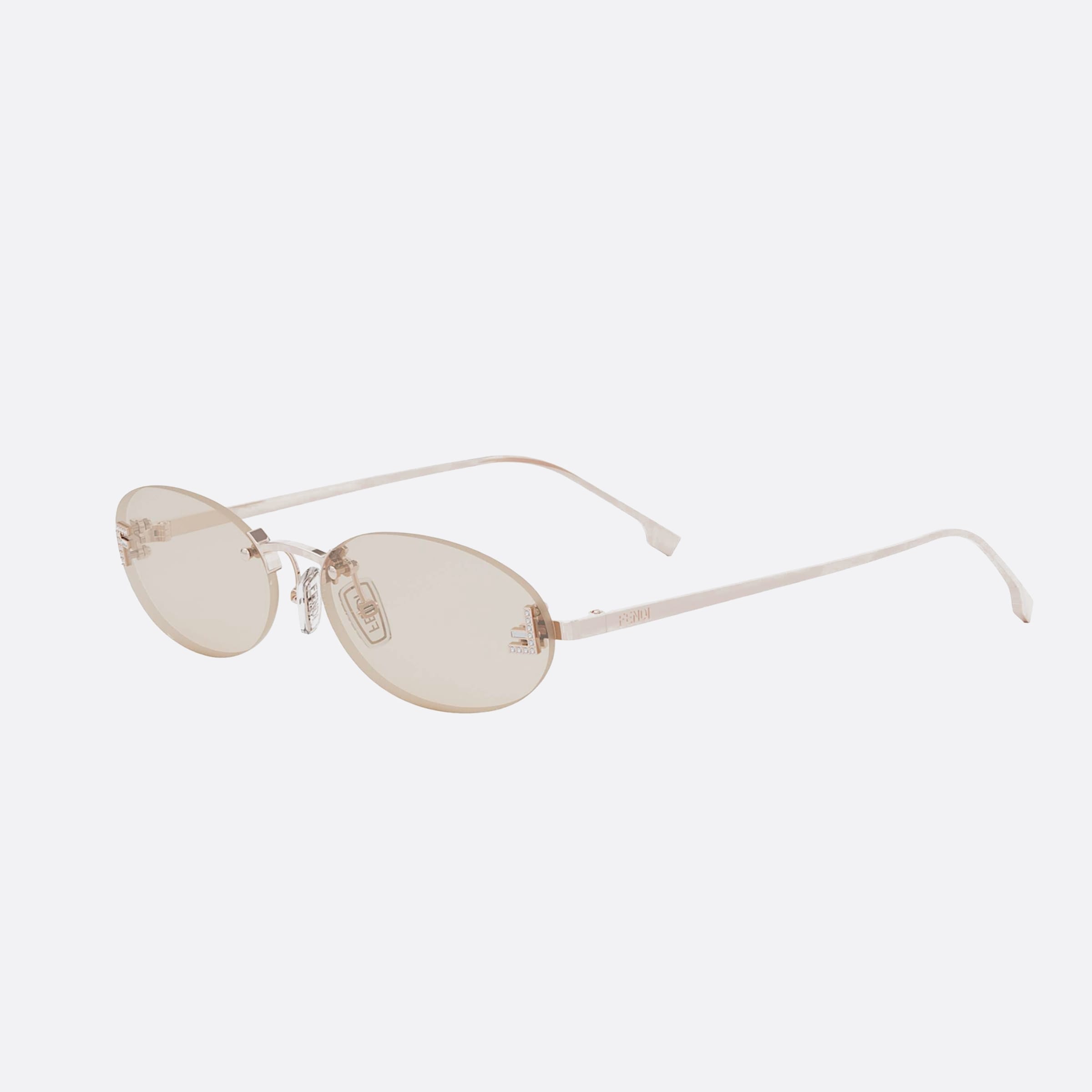 Fendi 54mm First Fe4075us 28y Gold Unisex Sunglasses - Main View